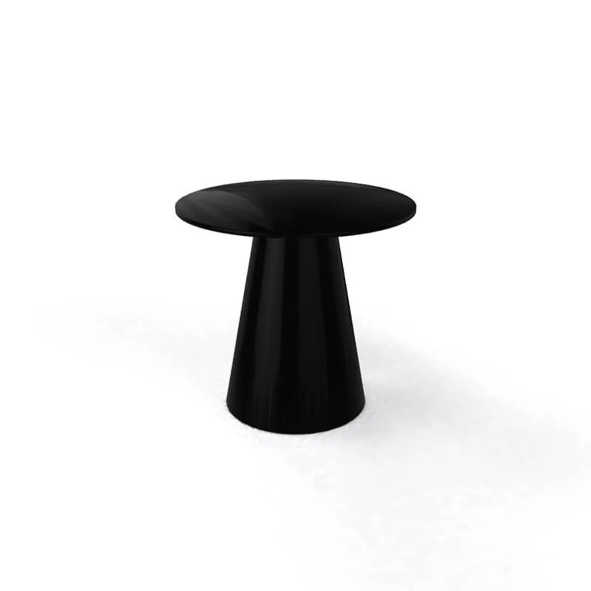 Roller H55 - Table d'appoint ronde design italien à pied central — vue 3