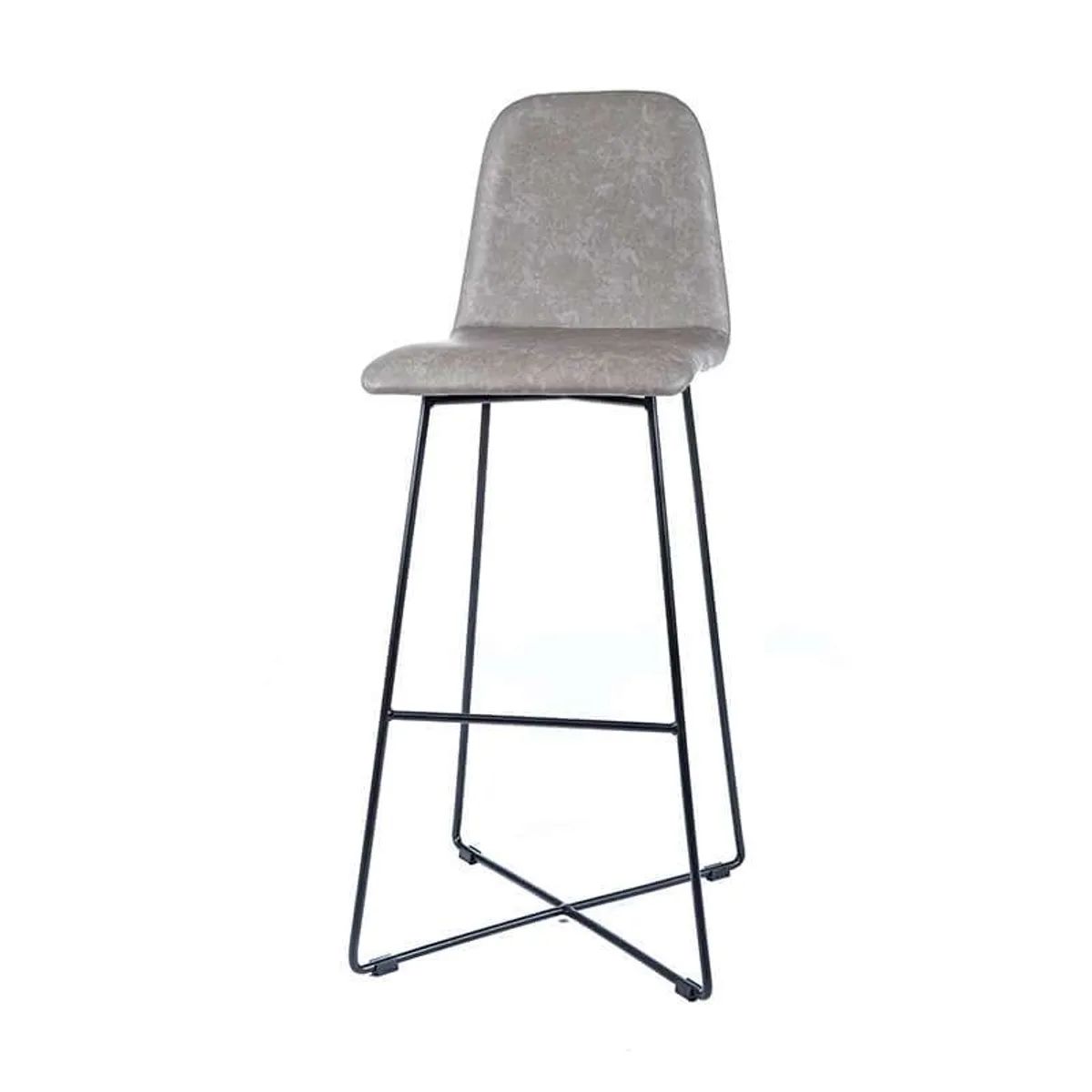 BarPandora diamant - Tabouret de bar design scandinave avec pieds filaires noirs — vue 5