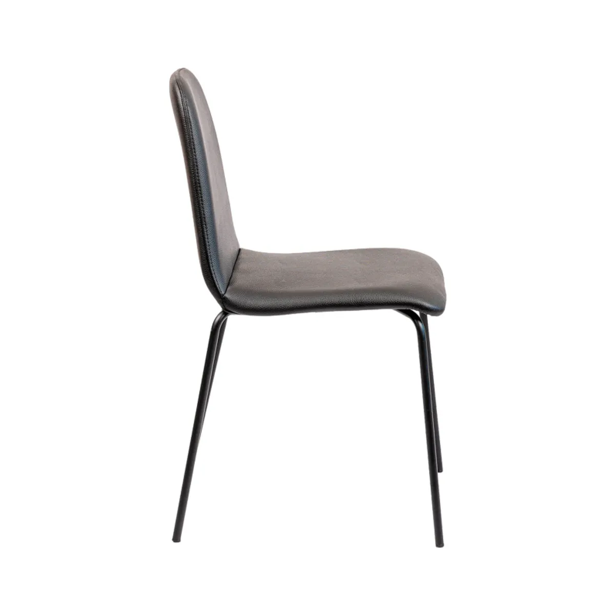 Pandora - Chaise moderne rembourrée avec pieds métal — vue 4