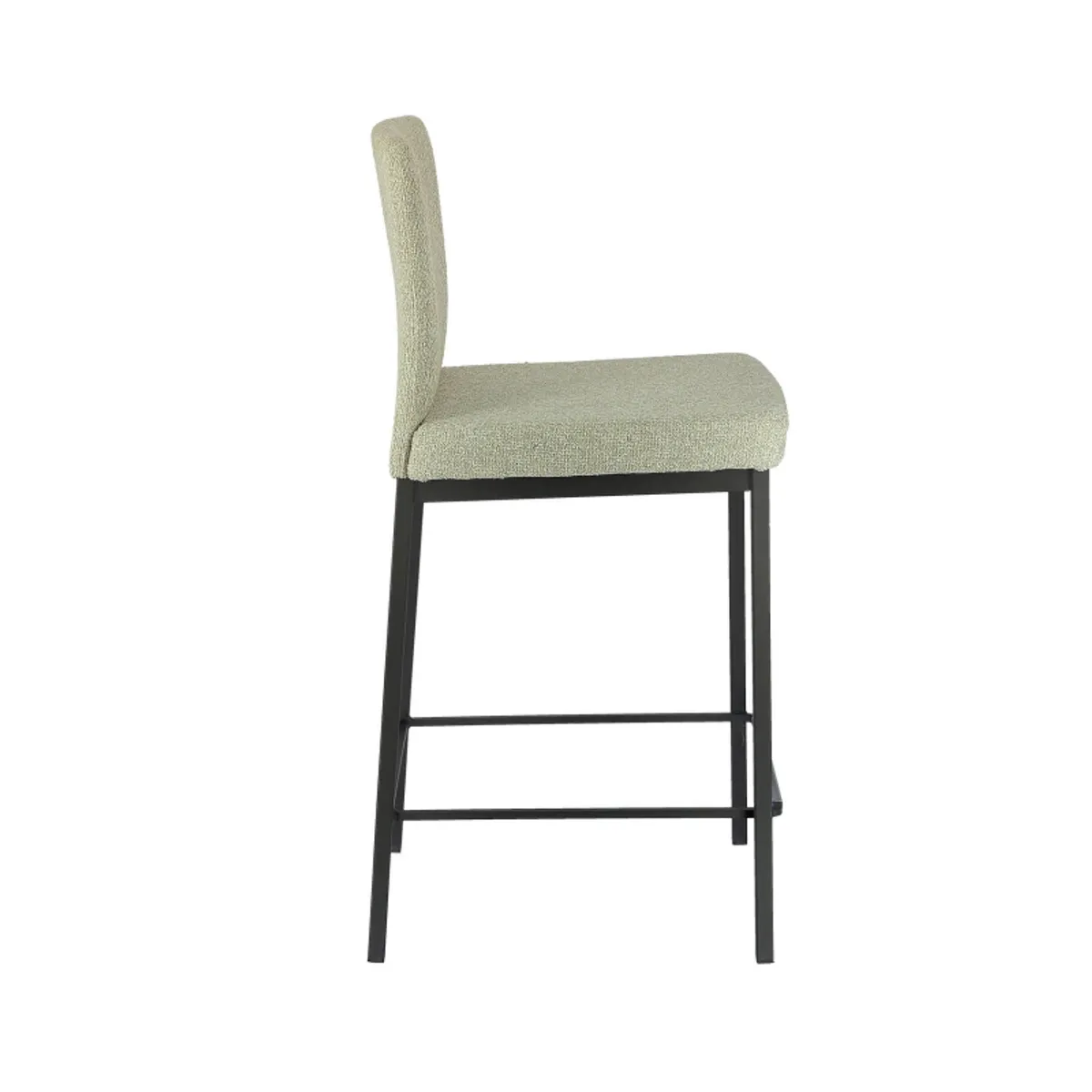Villa - Tabouret snack tissu avec pieds en métal — vue 5