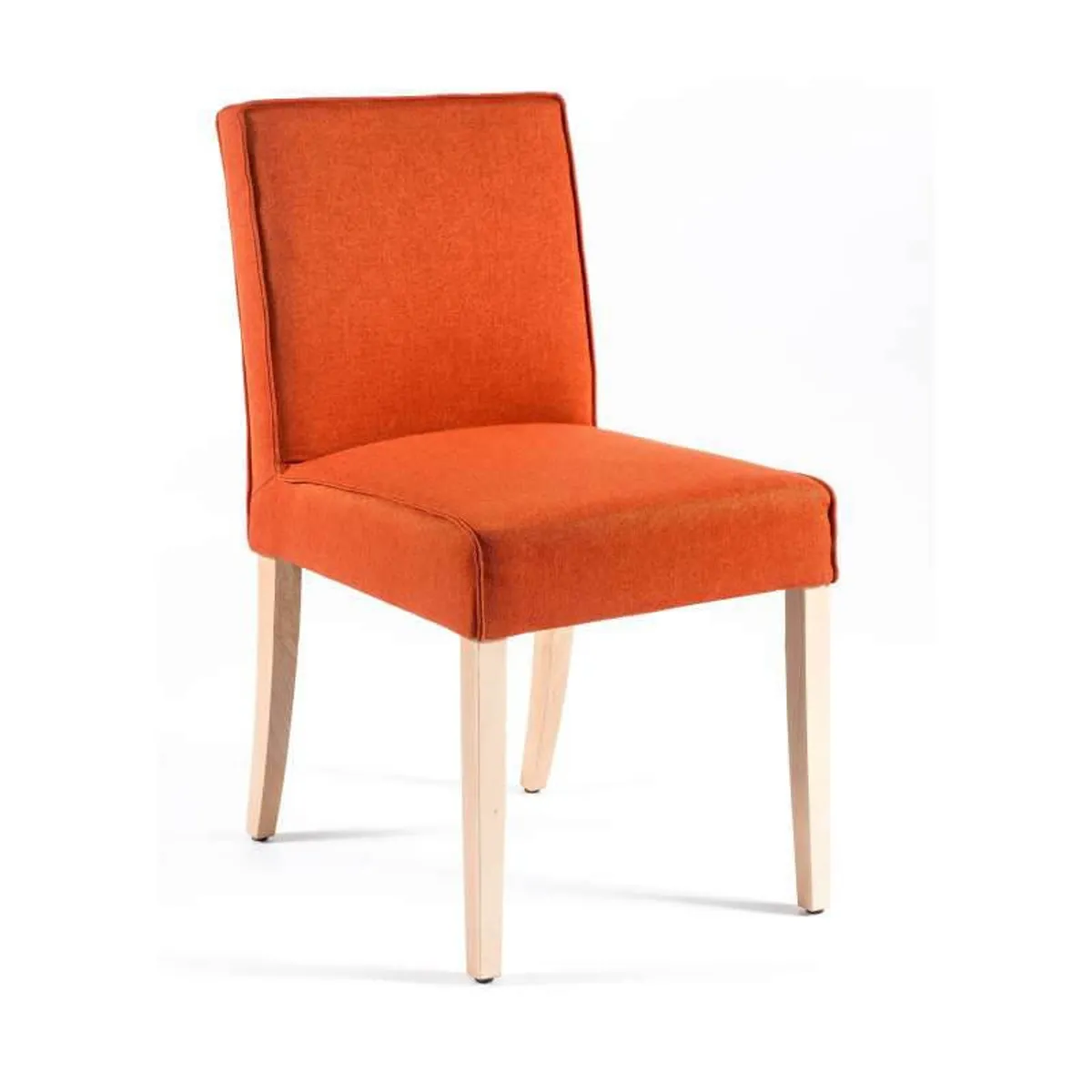 Carpe - Chaise contemporaine en tissu et bois