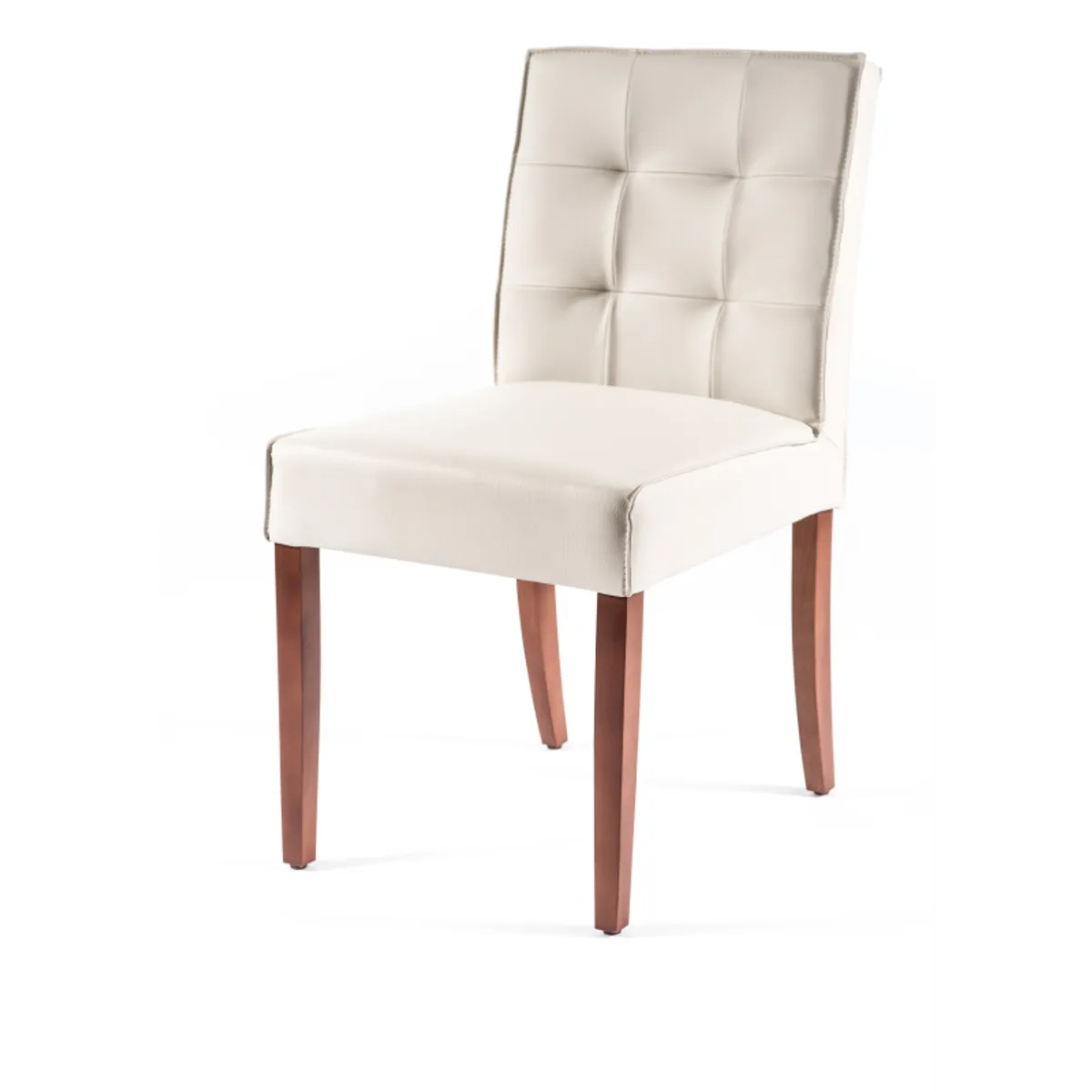 Carpe 2 - Chaise matelassée en synthétique et bois — vue 5