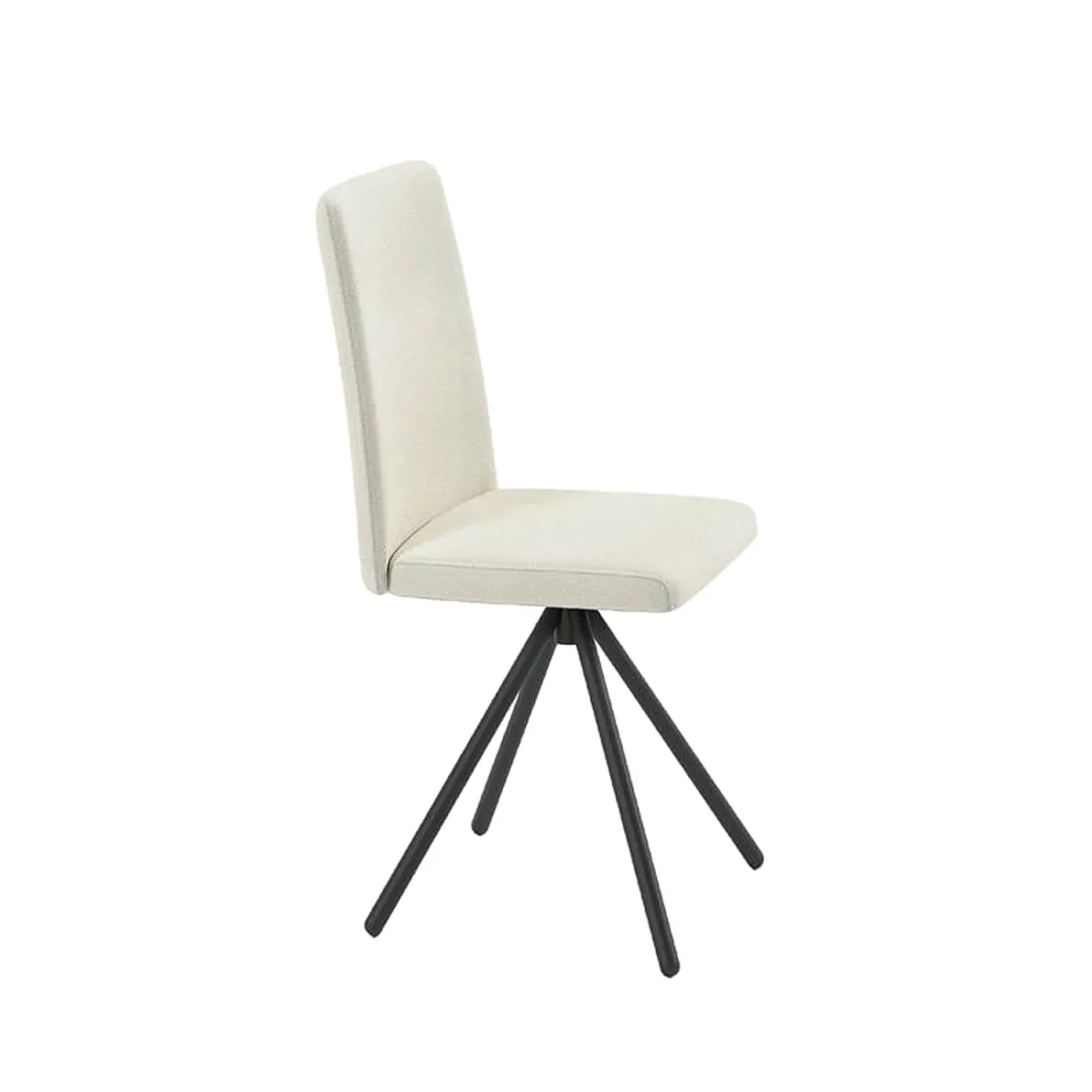 Pinot - Chaise moderne pivotante en tissu — vue 5