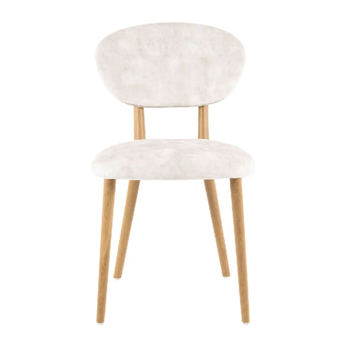 Toro Mobitec® - Chaise moderne en tissu et bois massif — vue 4