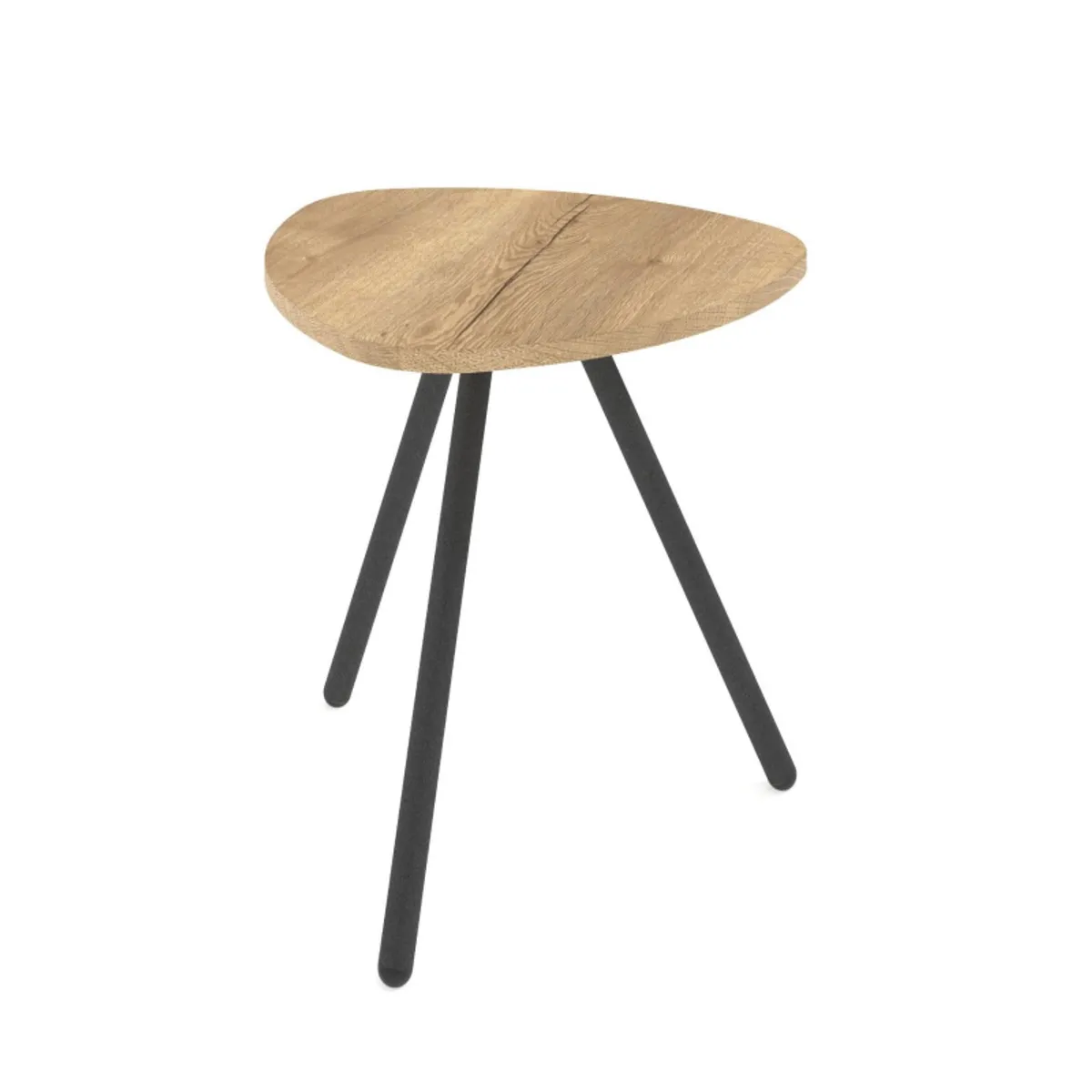 Trevi - Table basse design triangulaire en stratifié — vue 3