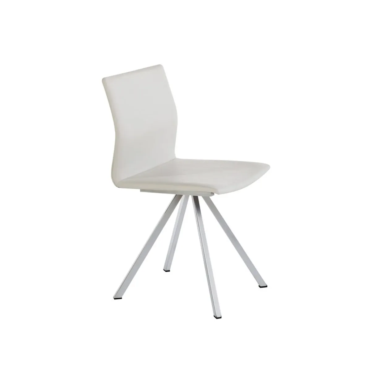 Silva - Chaise design en métal et simili — vue 4