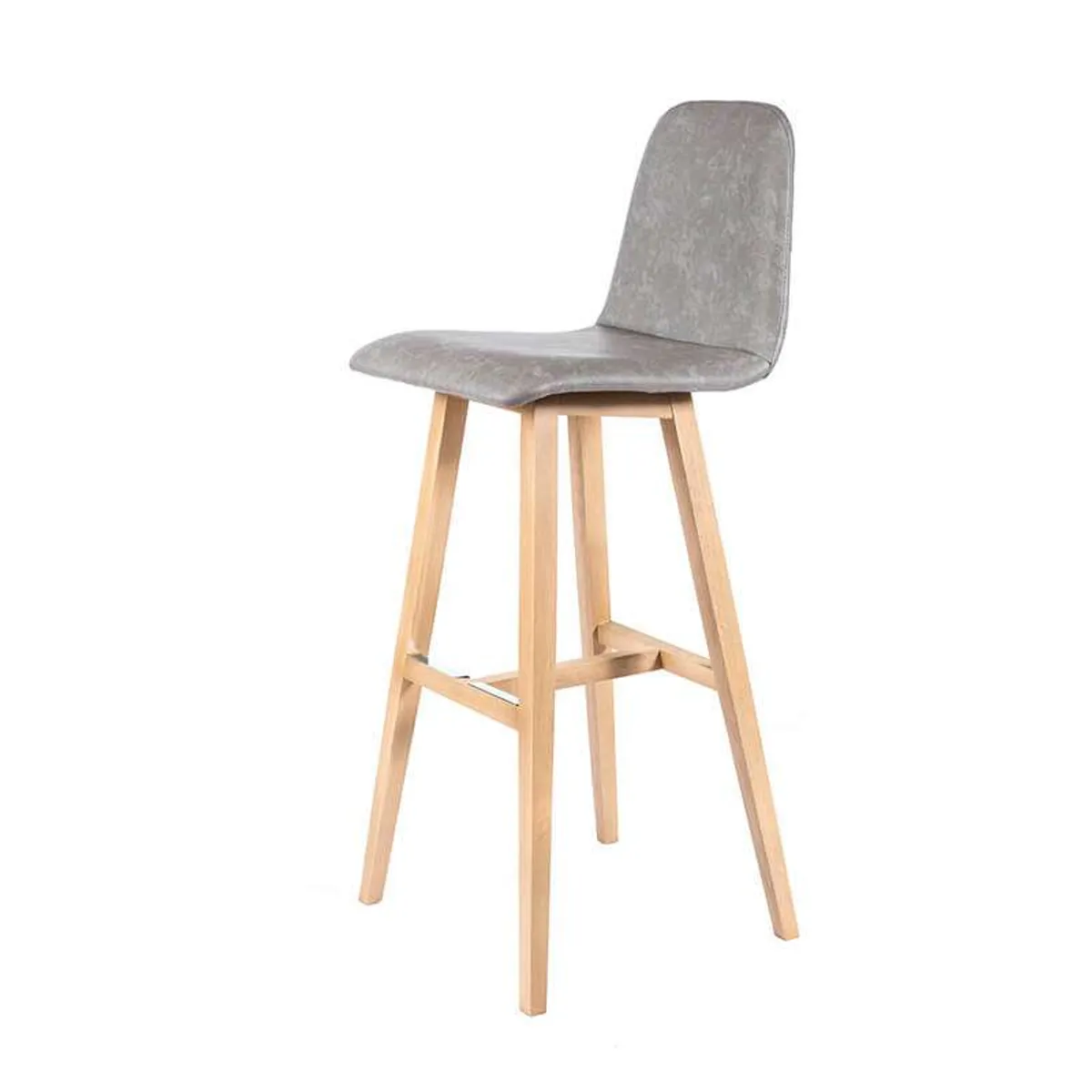 BarPandora diamant - Tabouret de bar scandinave avec pieds en bois — vue 3