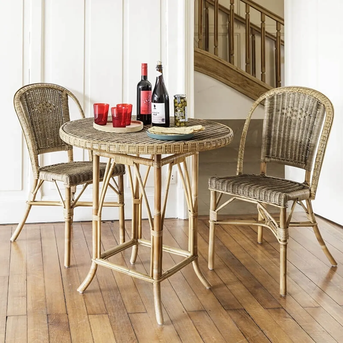 Albertine - Chaise en rotin vintage