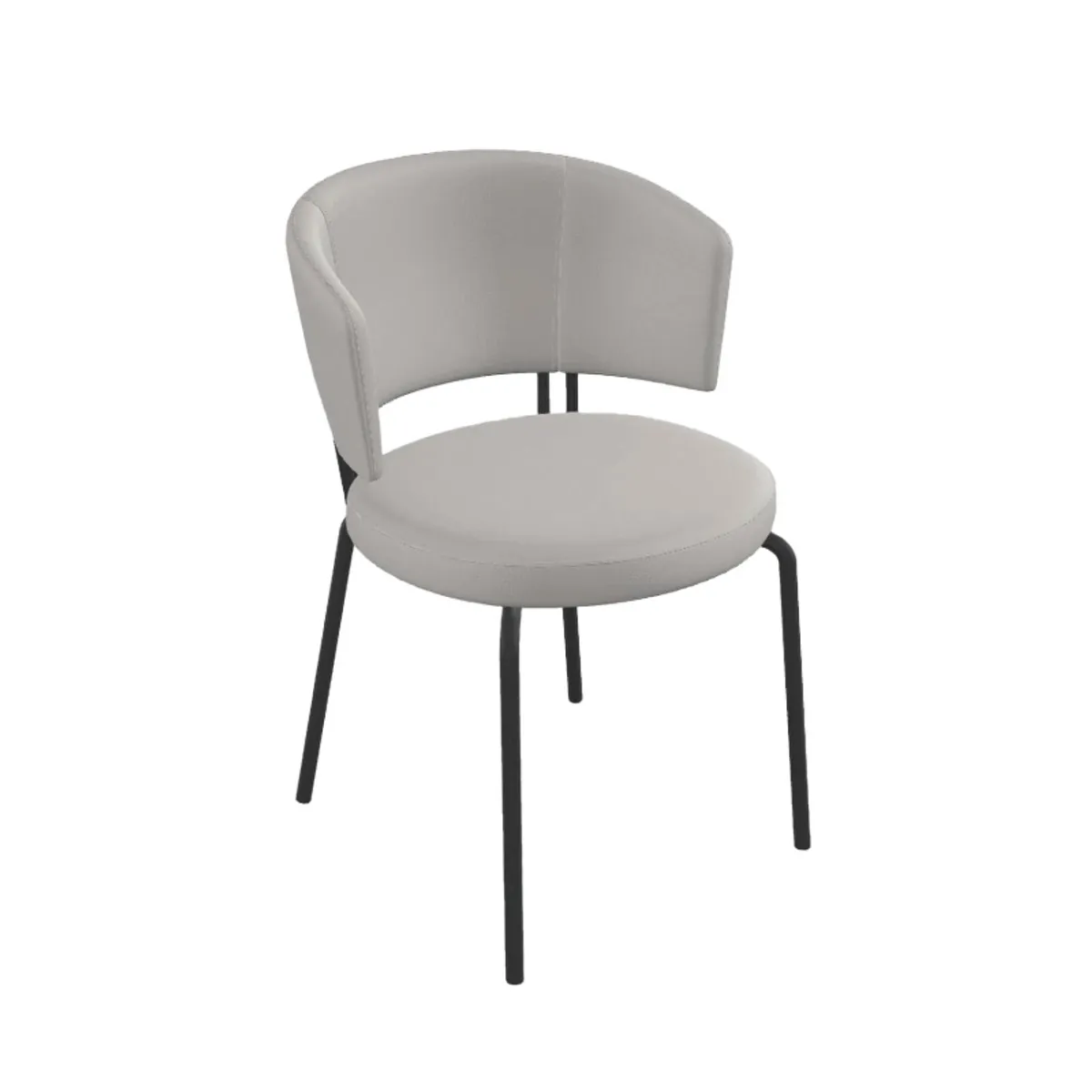 Chaise tendance de salle à manger en simili – Aero — vue 4