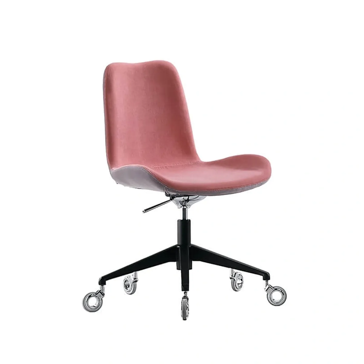 Dalia Midj® - Chaise de bureau design en tissu bicolore — vue 3