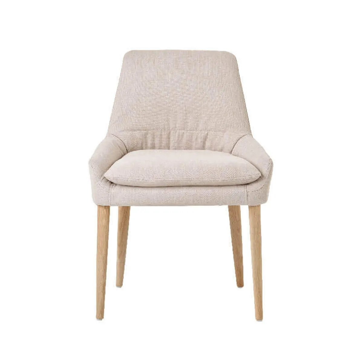 Saga Mobitec® - Chaise confortable en tissu et pieds bois — vue 3