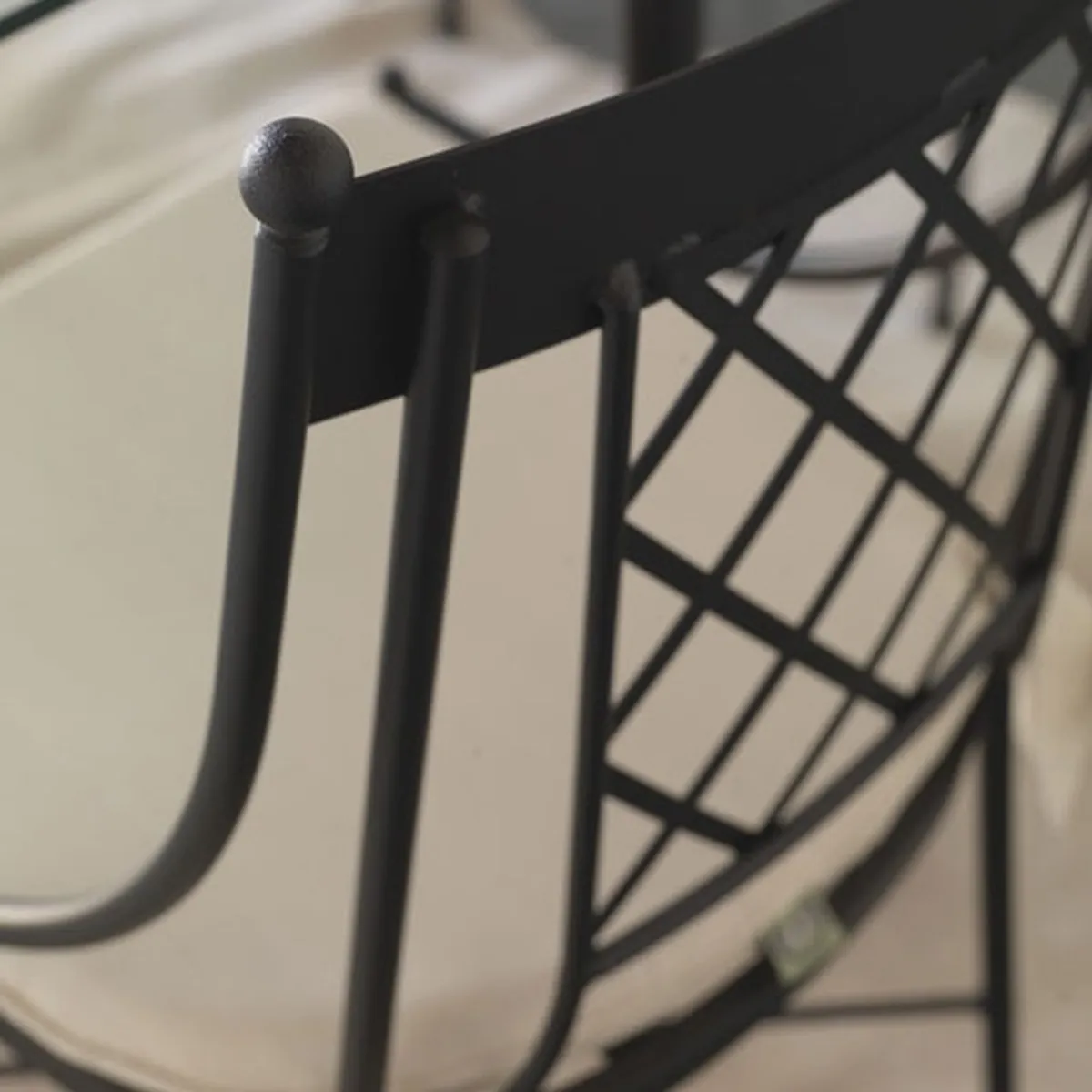 Marsella - Chaise provençale en métal — vue 3