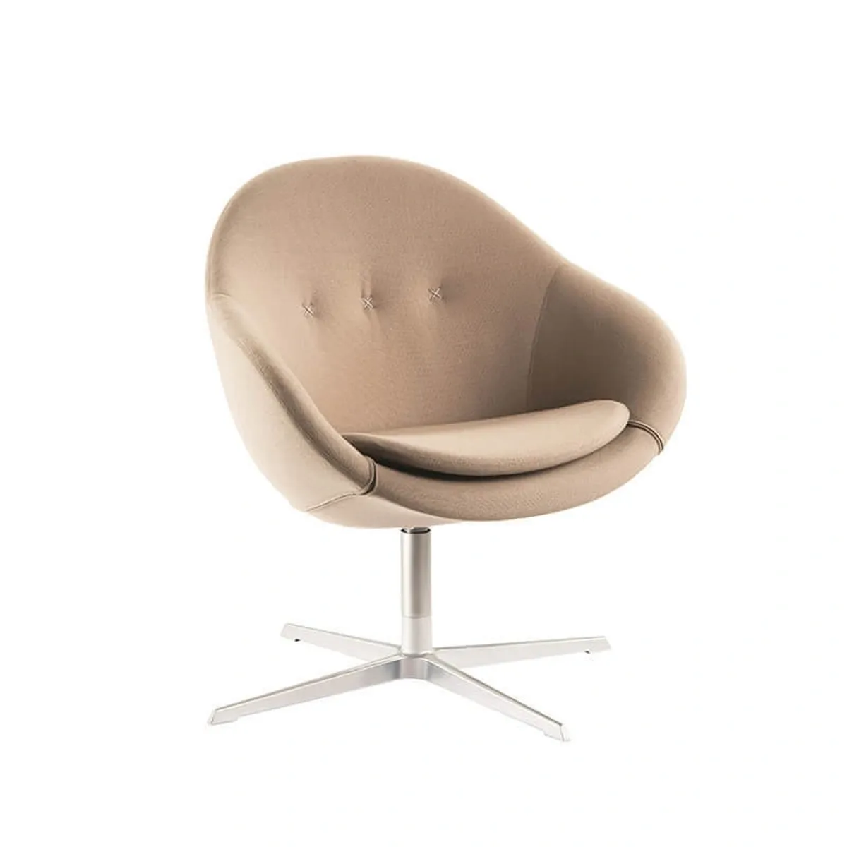 Kokon club Varier® - Fauteuil pivotant confortable en tissu design — vue 4
