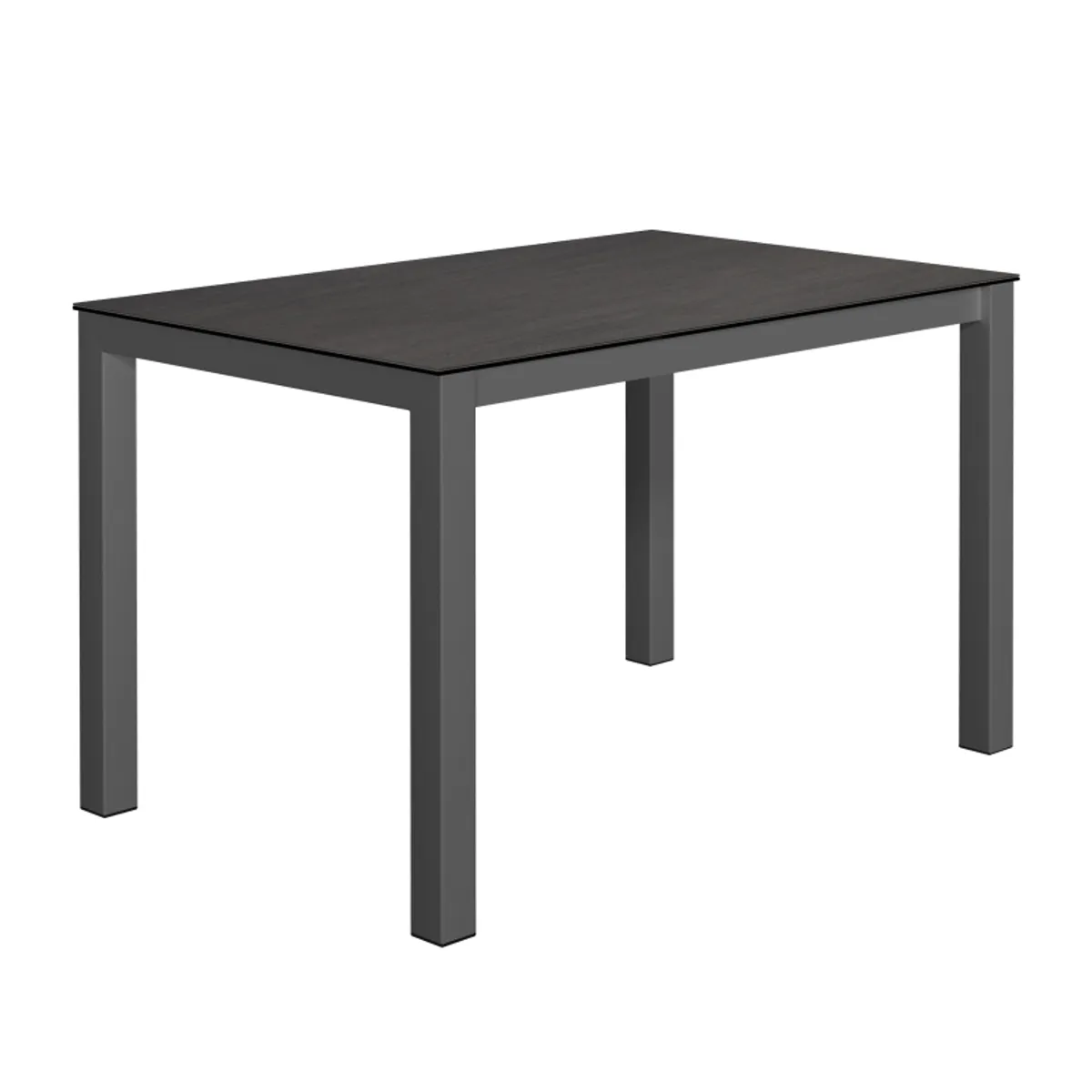 Lakera - Table snack en Dekton rectangulaire avec pieds en métal — vue 3