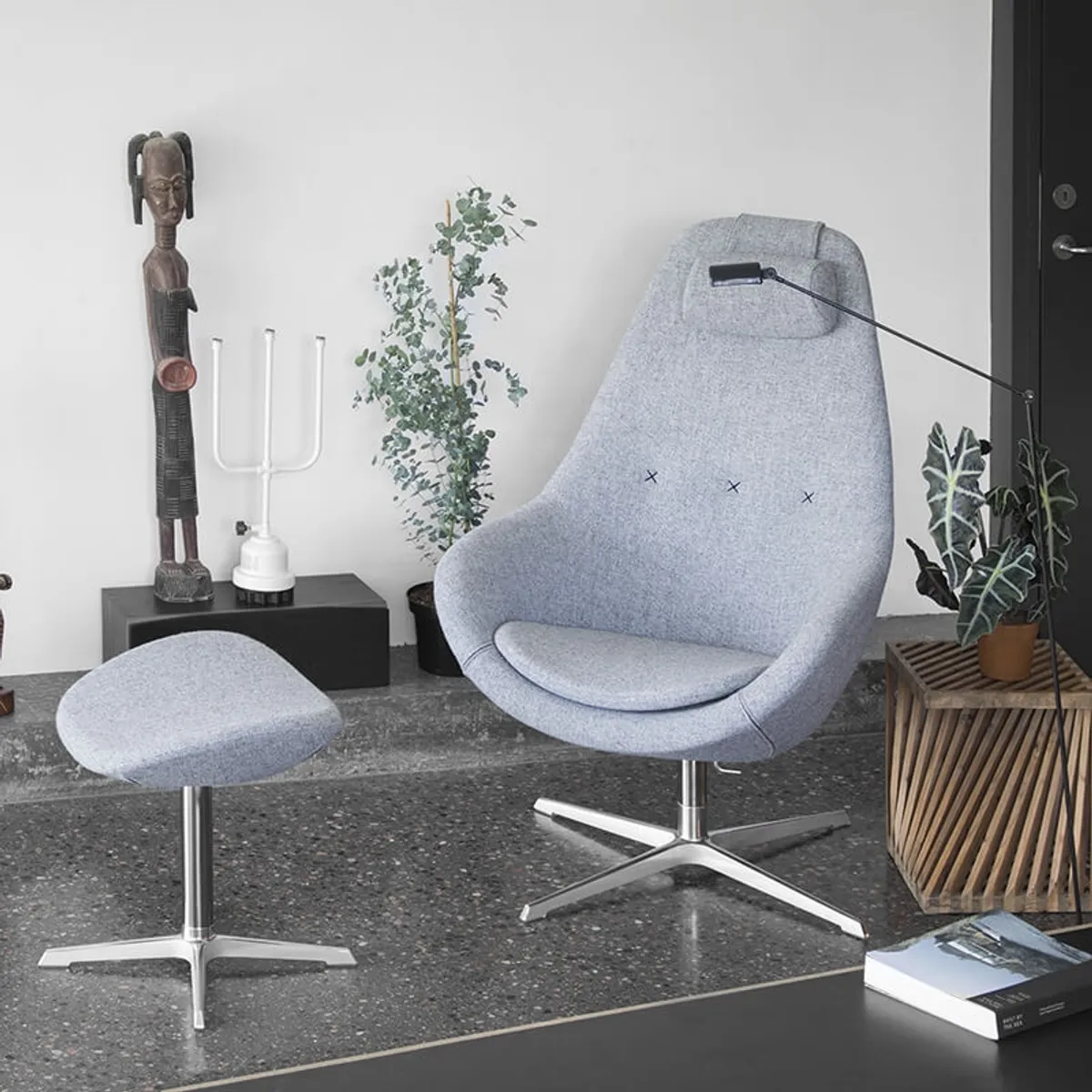 Kokon Varier® - Fauteuil relax inclinable design en tissu — vue 4
