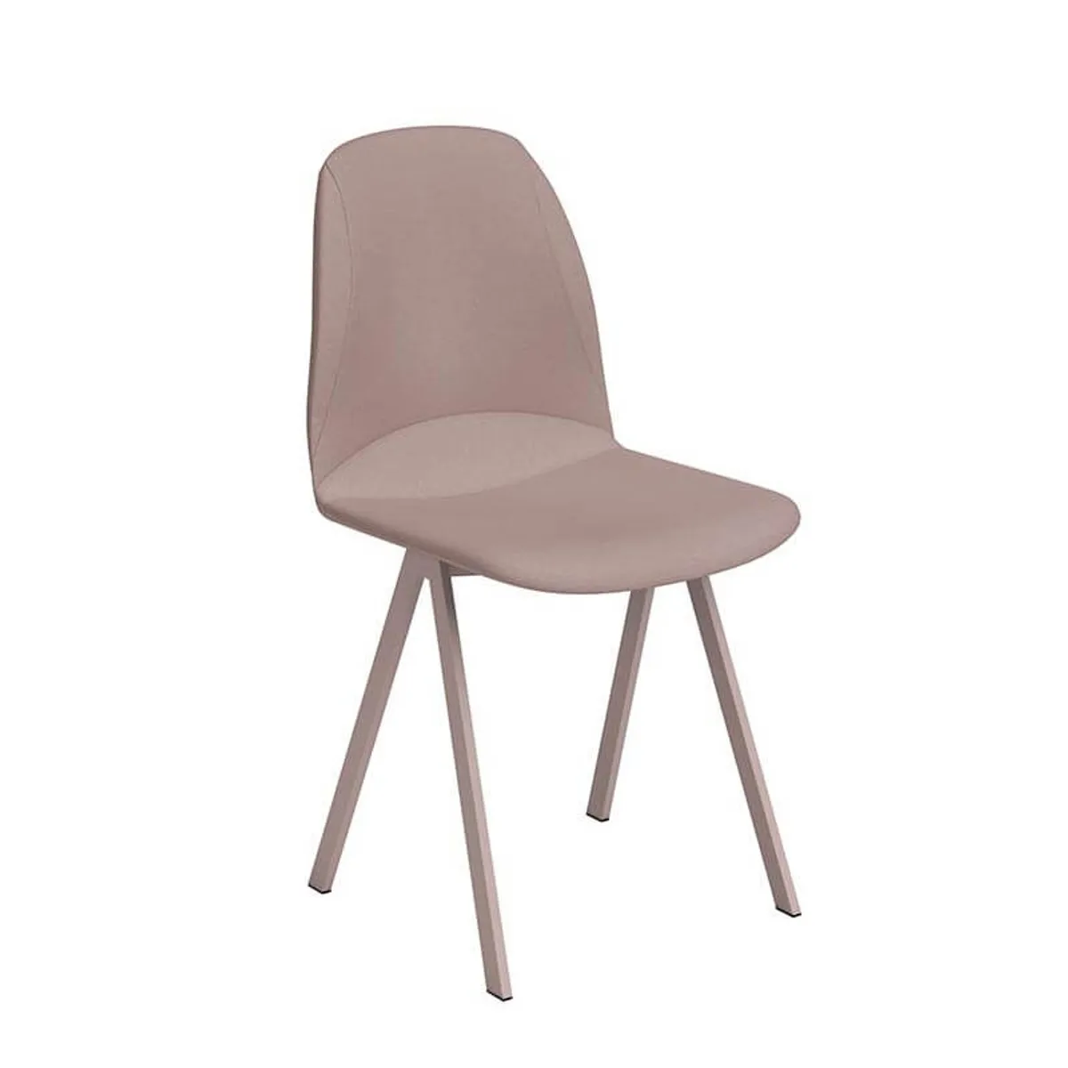 Ona - Chaise de salle à manger moderne rembourrée en simili — vue 5