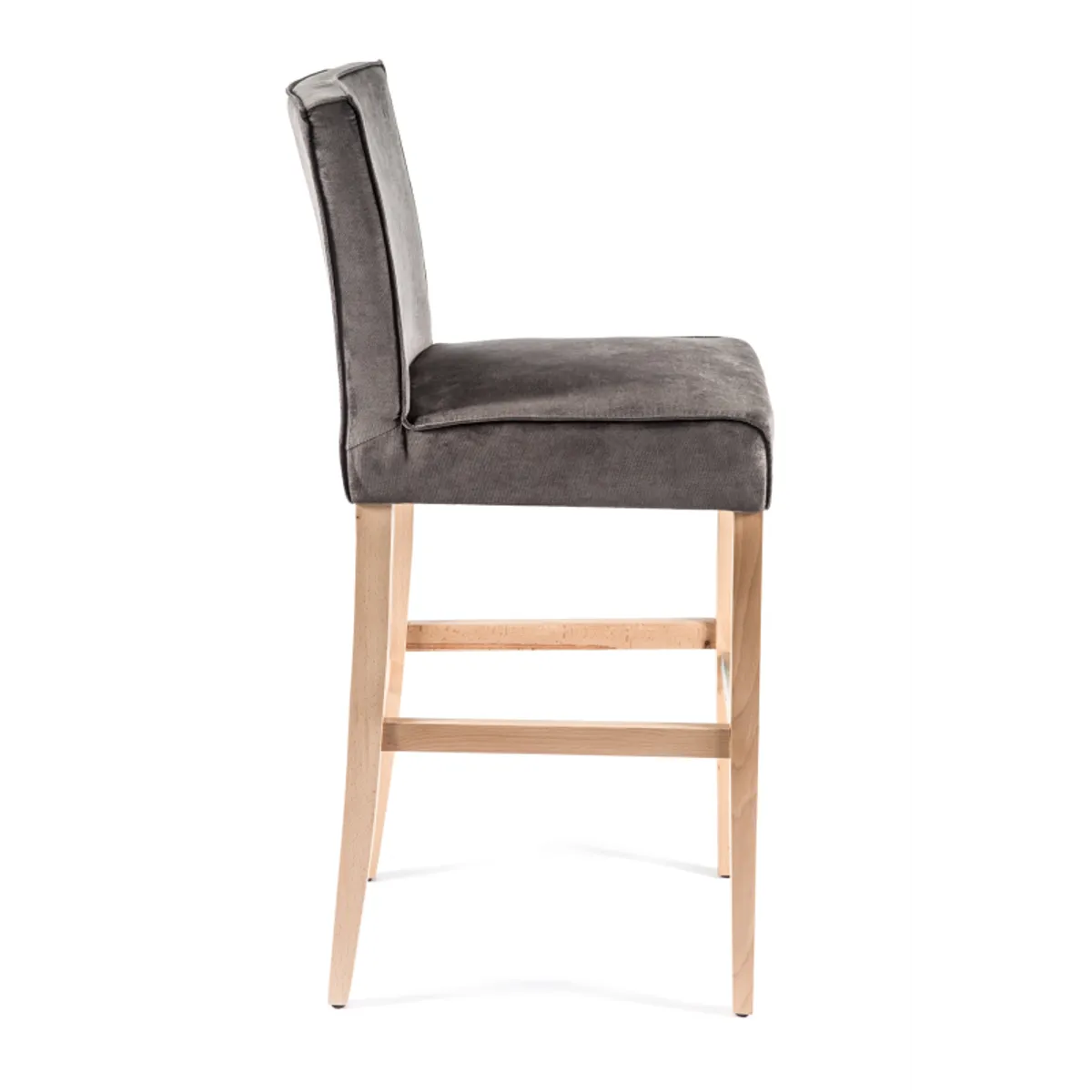 BarCarpe - Tabouret de bar en tissu et bois — vue 4