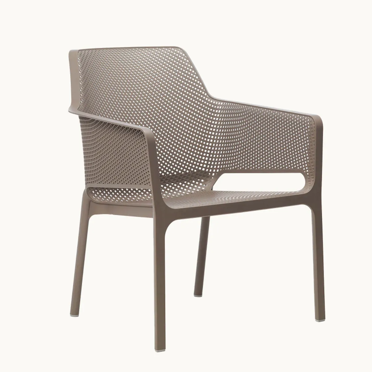 Net relax - Fauteuil relax moderne empilable en polypropylène