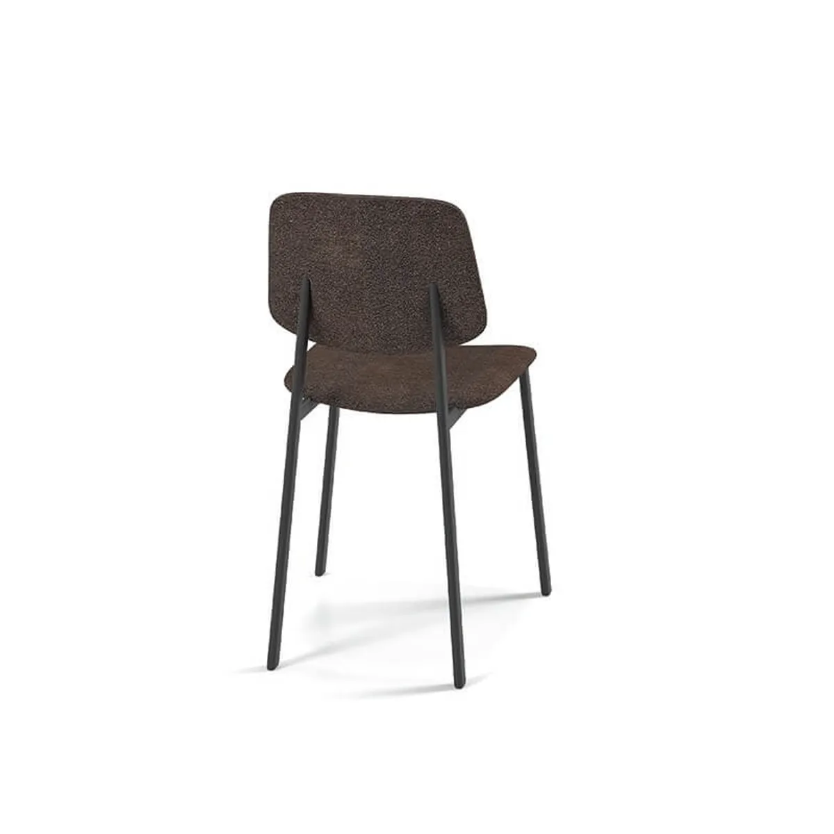 Lugano - Chaise de séjour en tissu et pieds en métal — vue 5