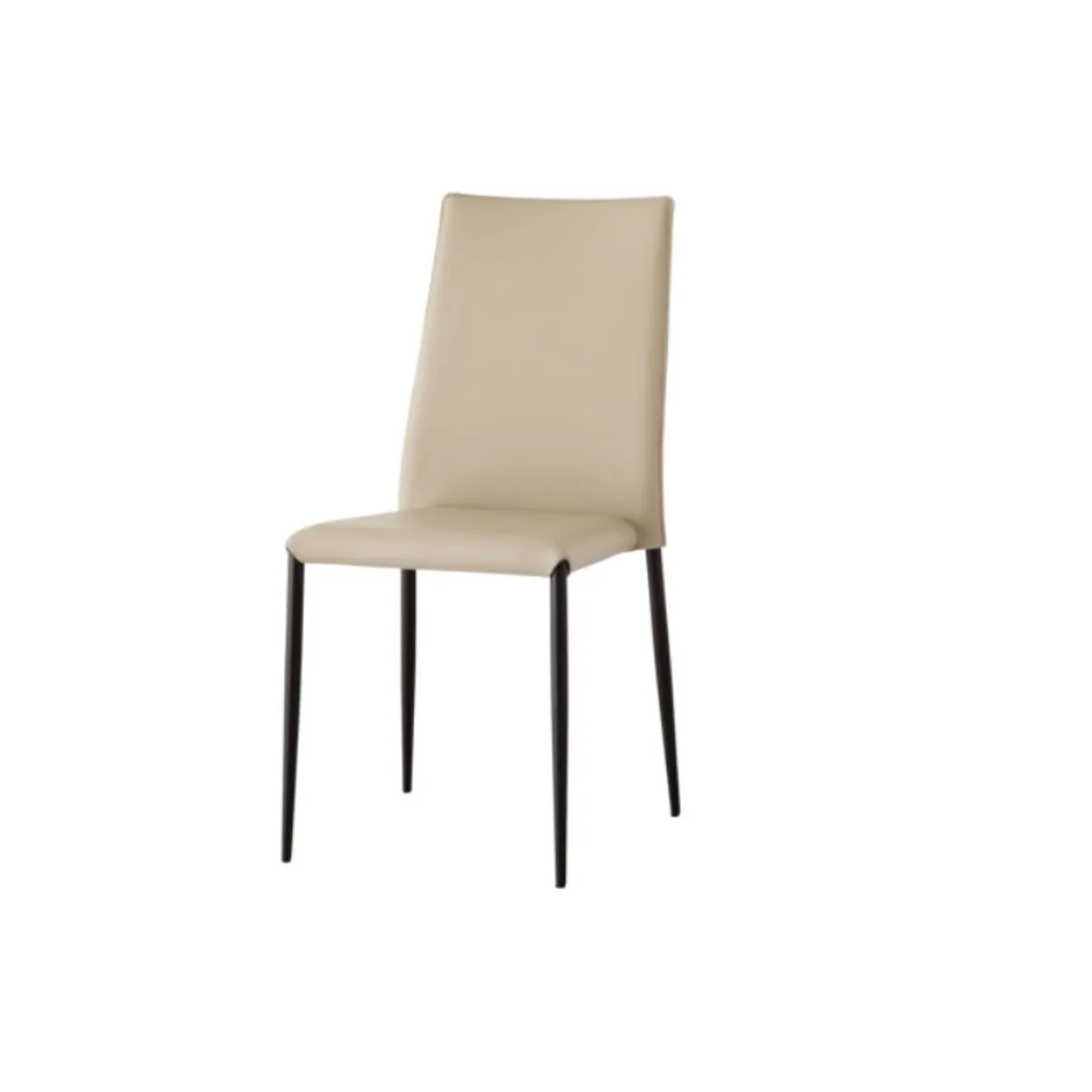 Trix - Chaise italienne contemporaine en cuir — vue 5