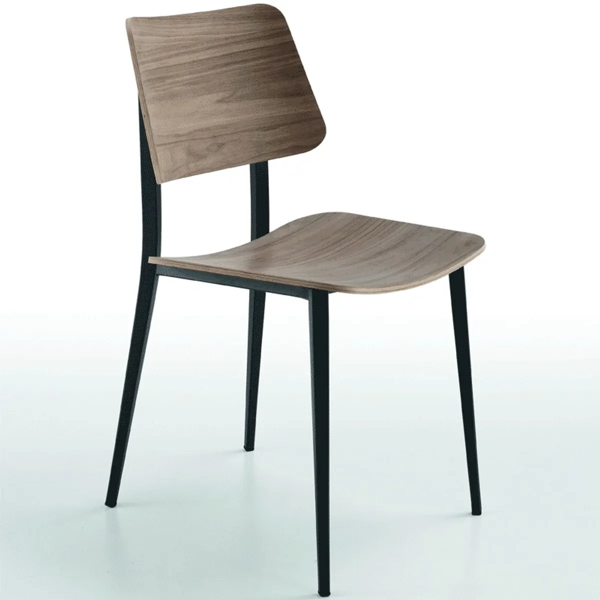 Joe Midj® - Chaise vintage en bois et métal