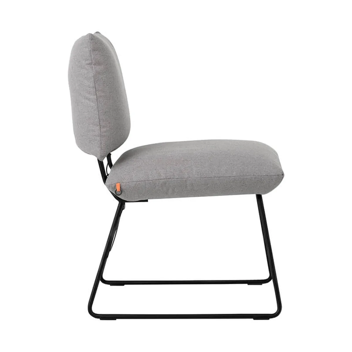 Cosy Mobitec® - Chaise confortable design en tissu et structure métal — vue 3