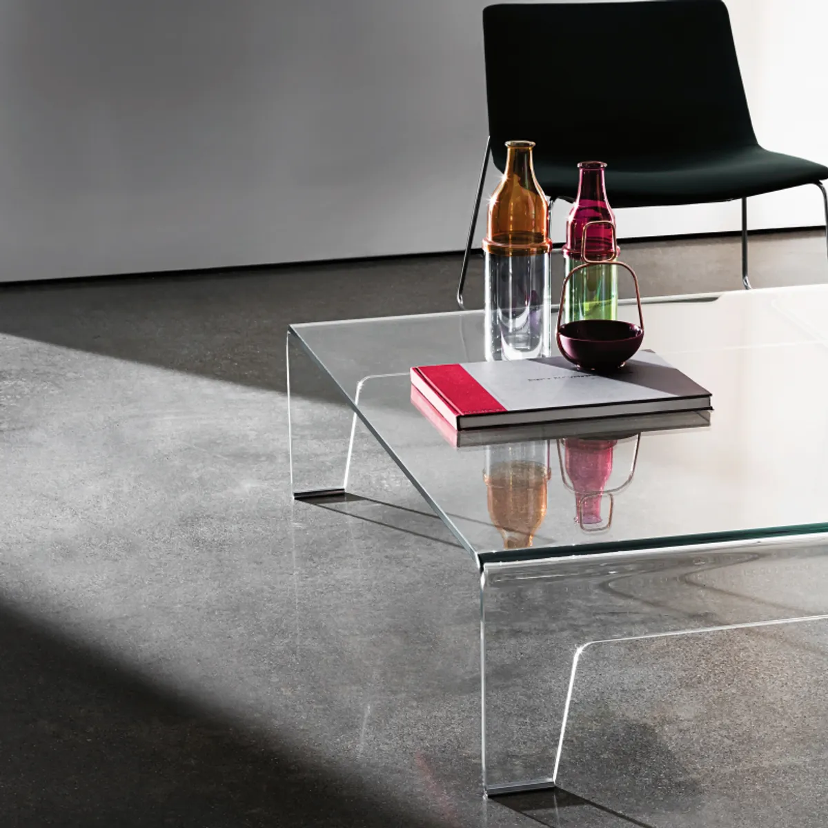 Frog Sovet® - Table basse design rectangulaire en verre — vue 4