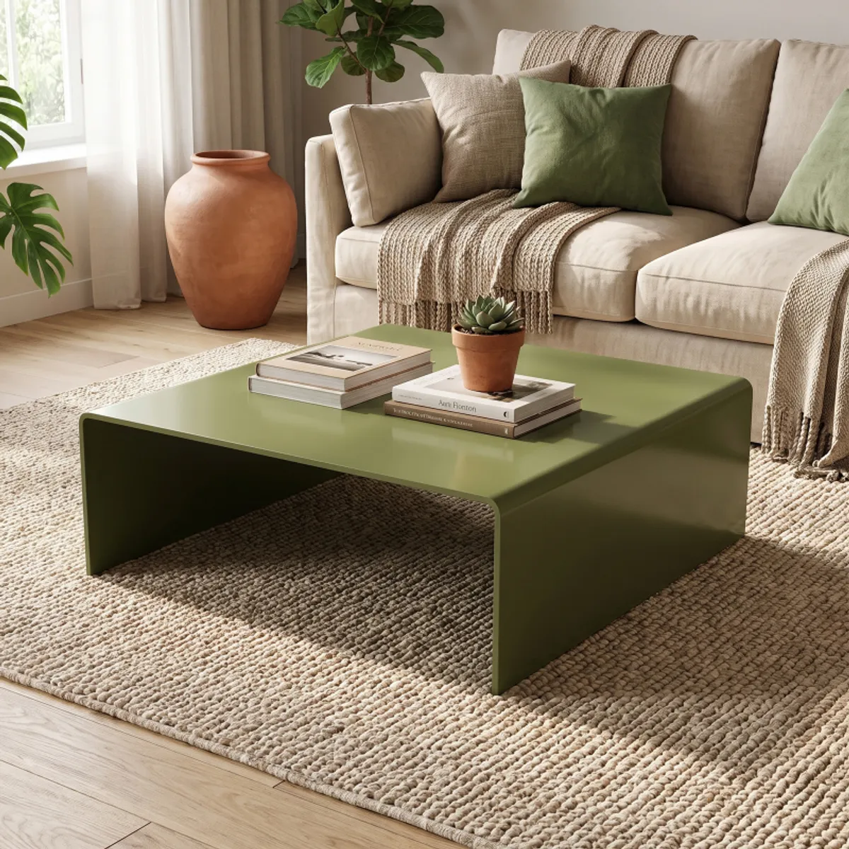 Bridge Sovet® - Table basse moderne carrée en verre