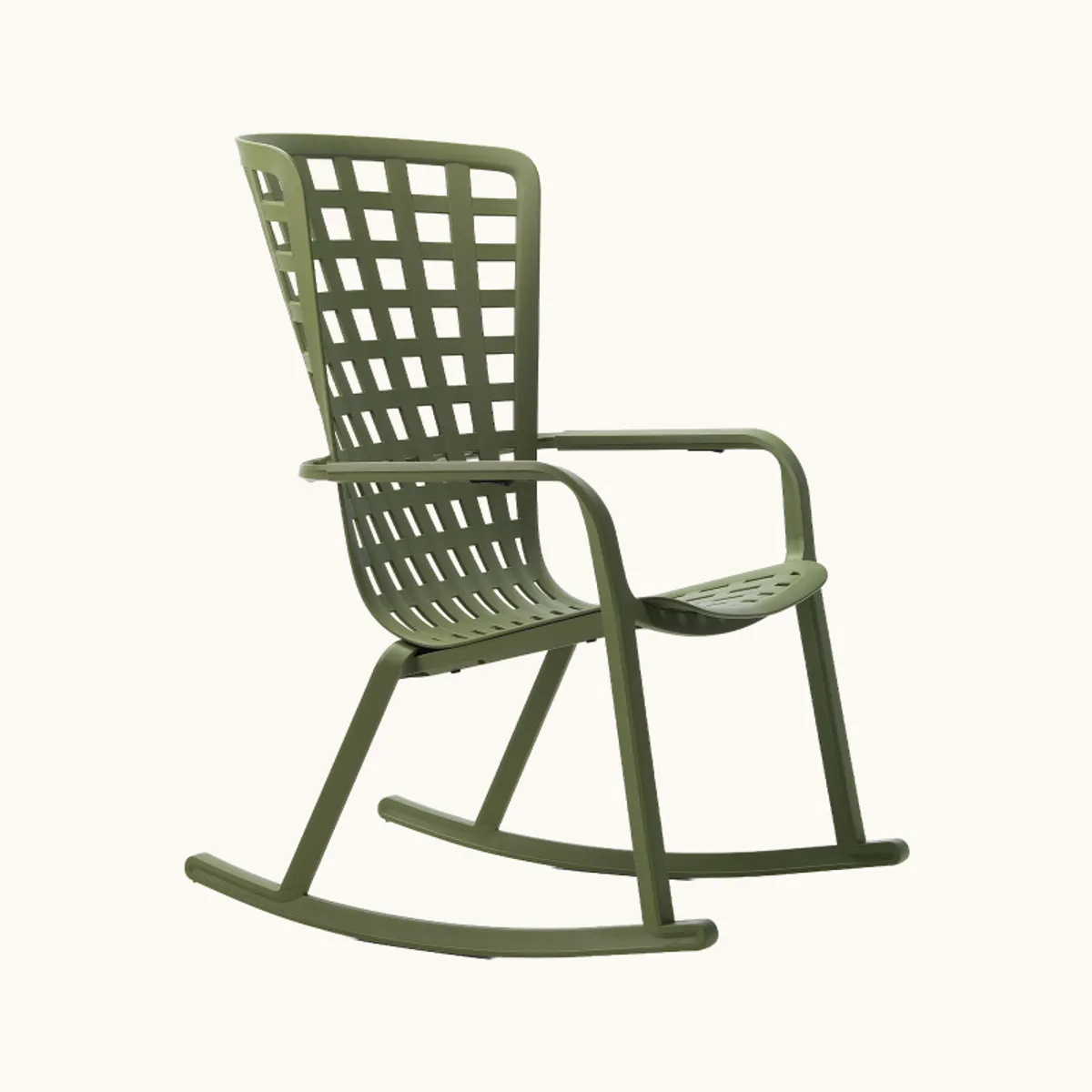 Folio - Rocking chair design réglable en polypropylène