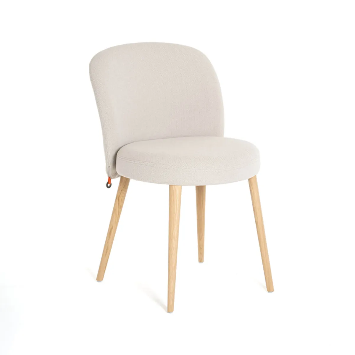 Neo Mobitec ® - Chaise cosy confortable en tissu et pieds bois — vue 5