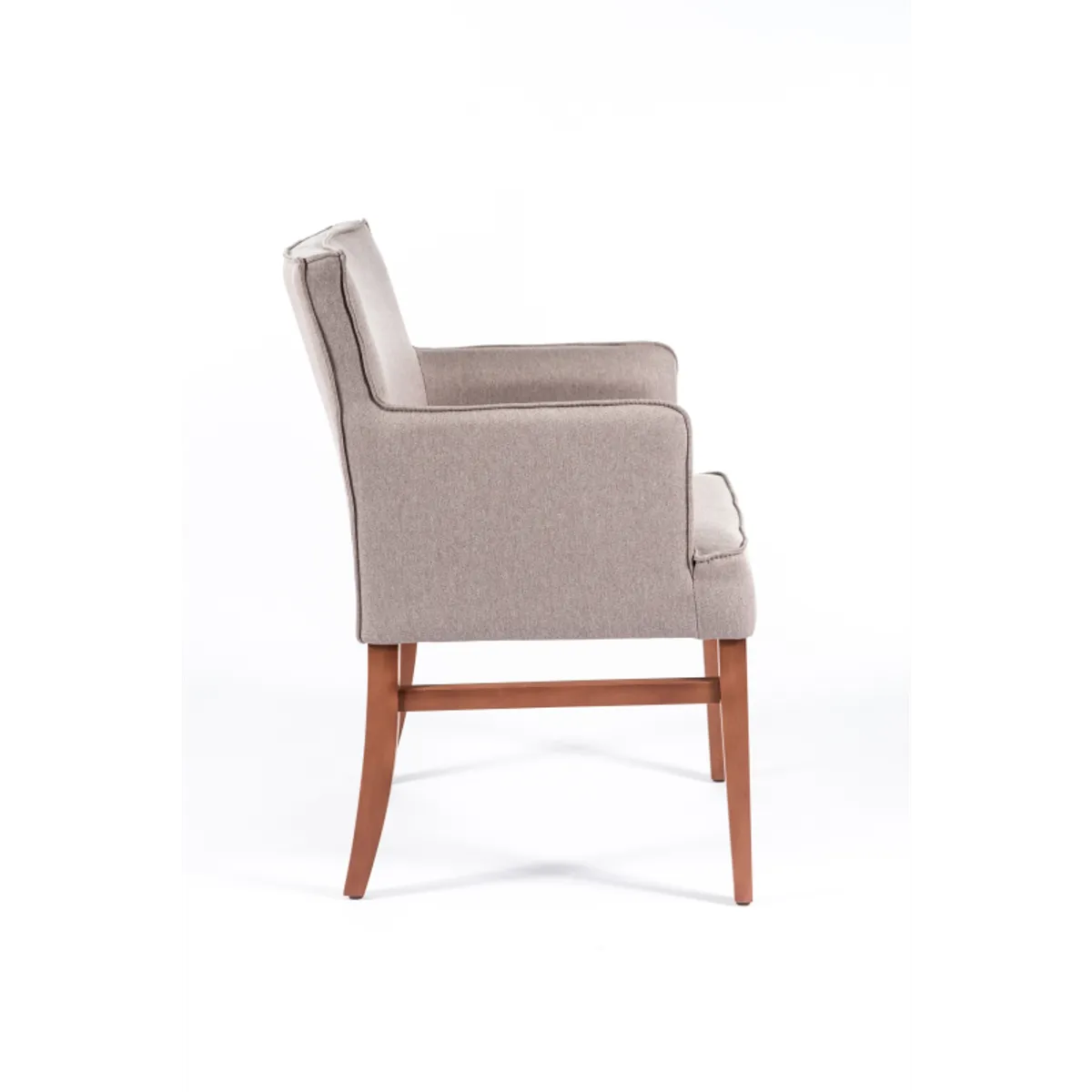 Diem 40 - Fauteuil contemporain en tissu et bois — vue 4