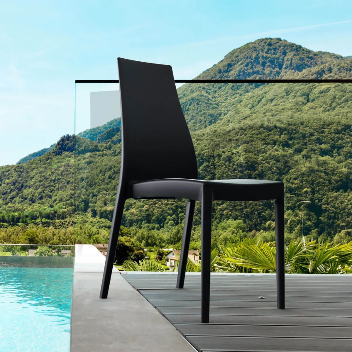 Miranda - Chaise de jardin en polypropylène