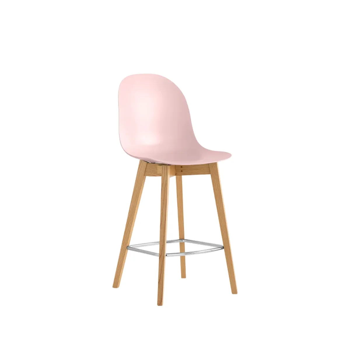 1672 Academy Connubia© - Tabouret scandinave en polypropylène et bois — vue 4