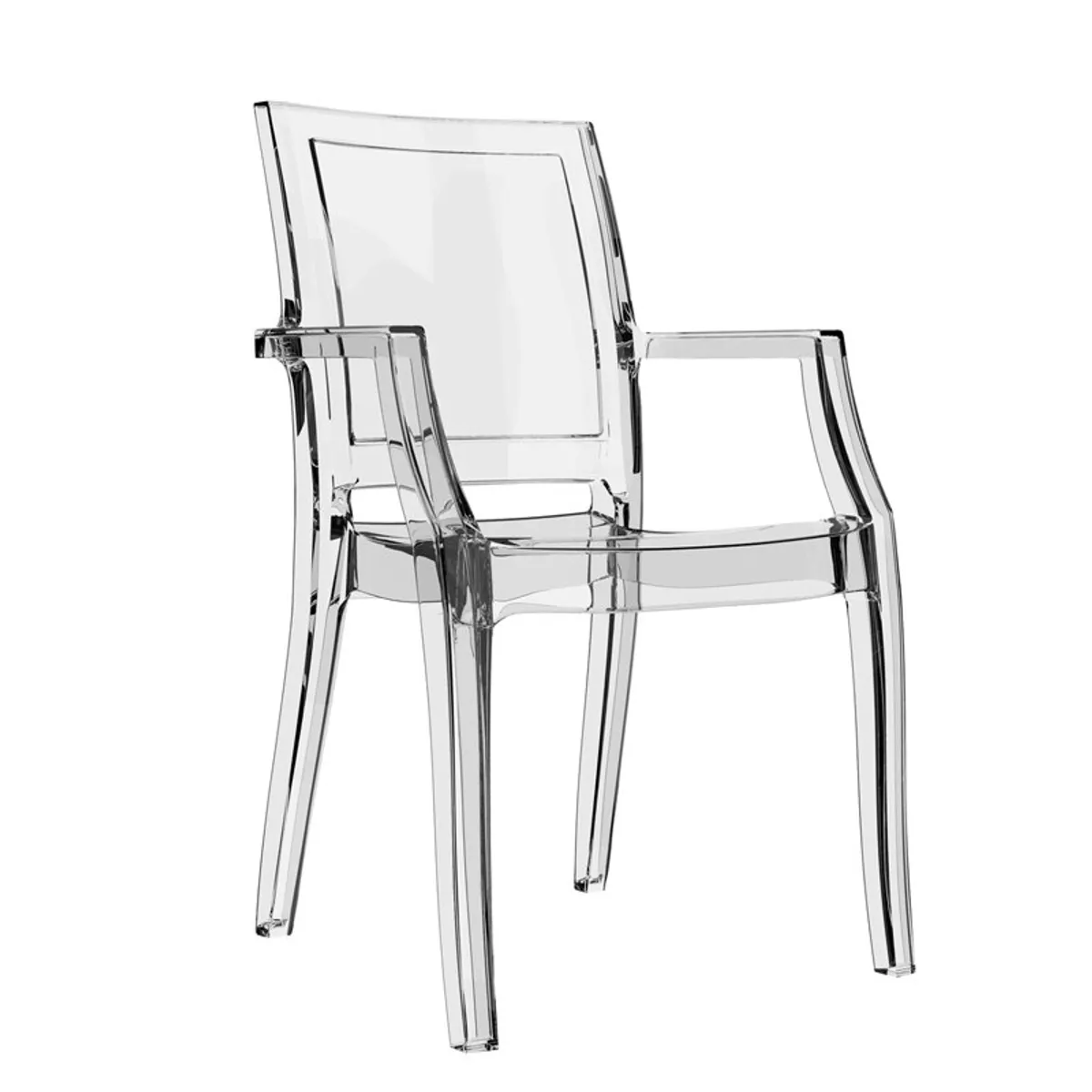 Arthur - Fauteuil moderne en polycarbonate — vue 3
