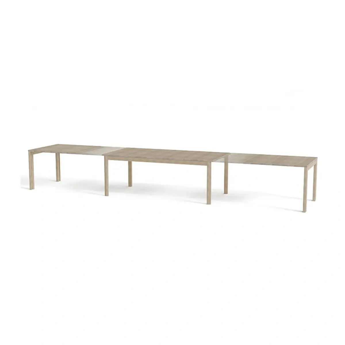 SM23/24 - Table rectangulaire extensible en bois massif fabriquée au Danemark — vue 5