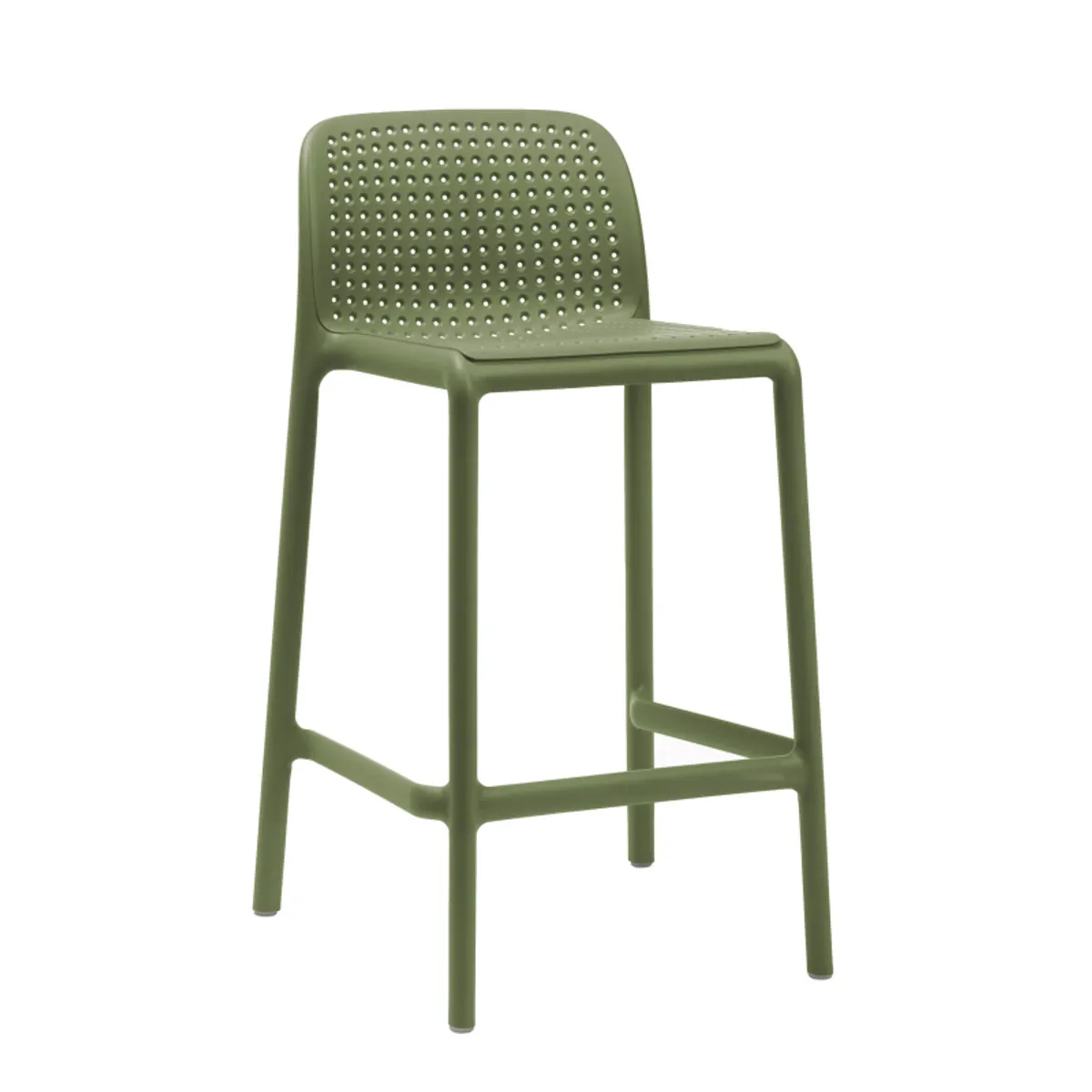 Lido - Tabouret en polypropylène empilable — vue 3