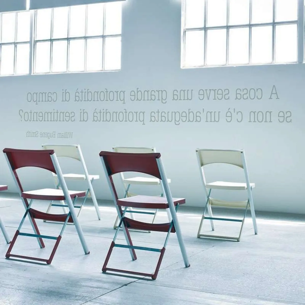 Compact - Chaise pliante solide en technopolymère et métal aluminium — vue 3