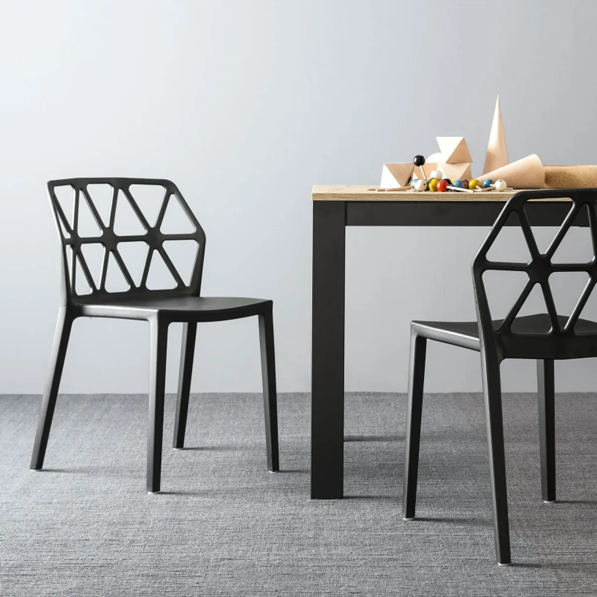 Alchemia Connubia® - Chaise design empilable en polypropylène