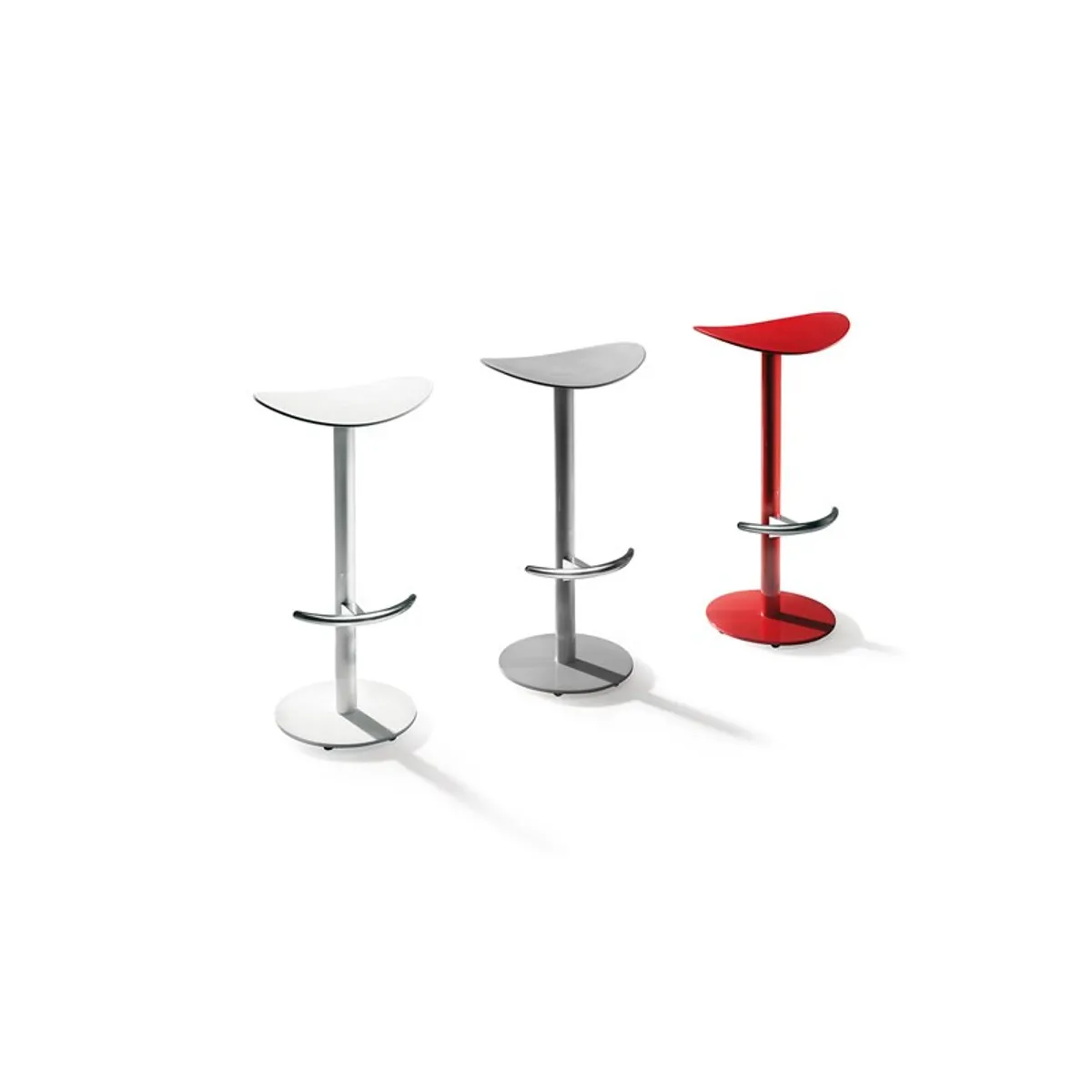 Coma Enea® - Tabouret design en polypropylène et métal — vue 4