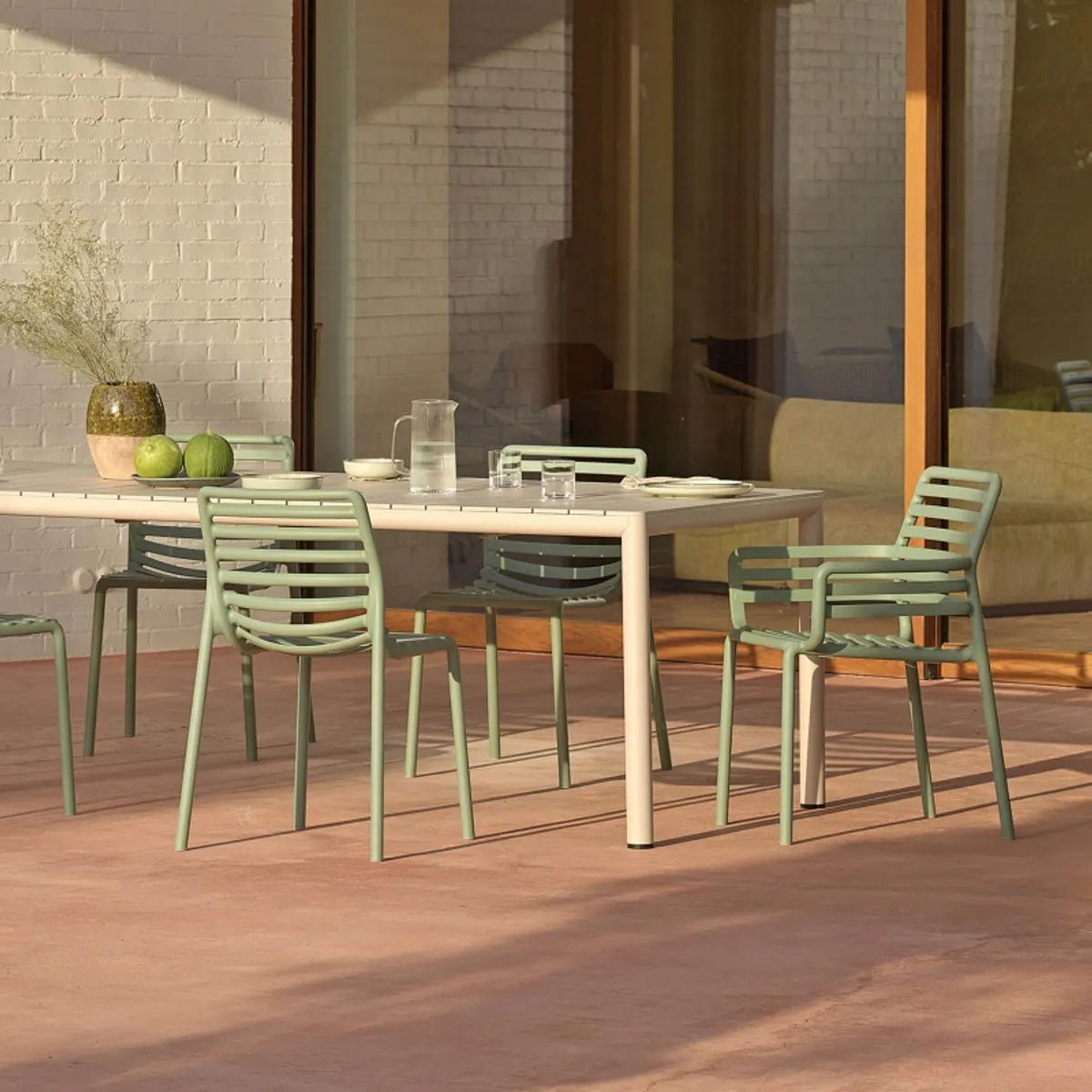 Tevere - Table de jardin extensible en polypropylène — vue 4