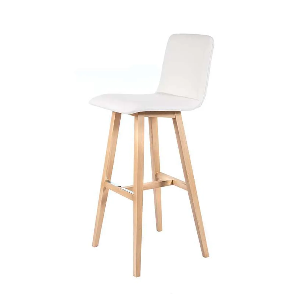 BarPlaza diamant - Tabouret de bar scandinave avec pieds en bois — vue 3