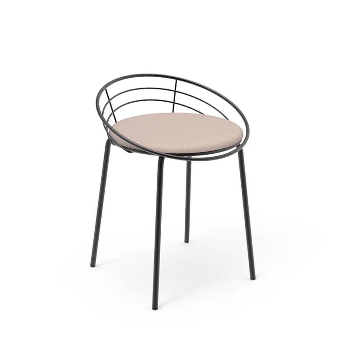 Yaël Carrier® - Tabouret bas design made in France en métal
