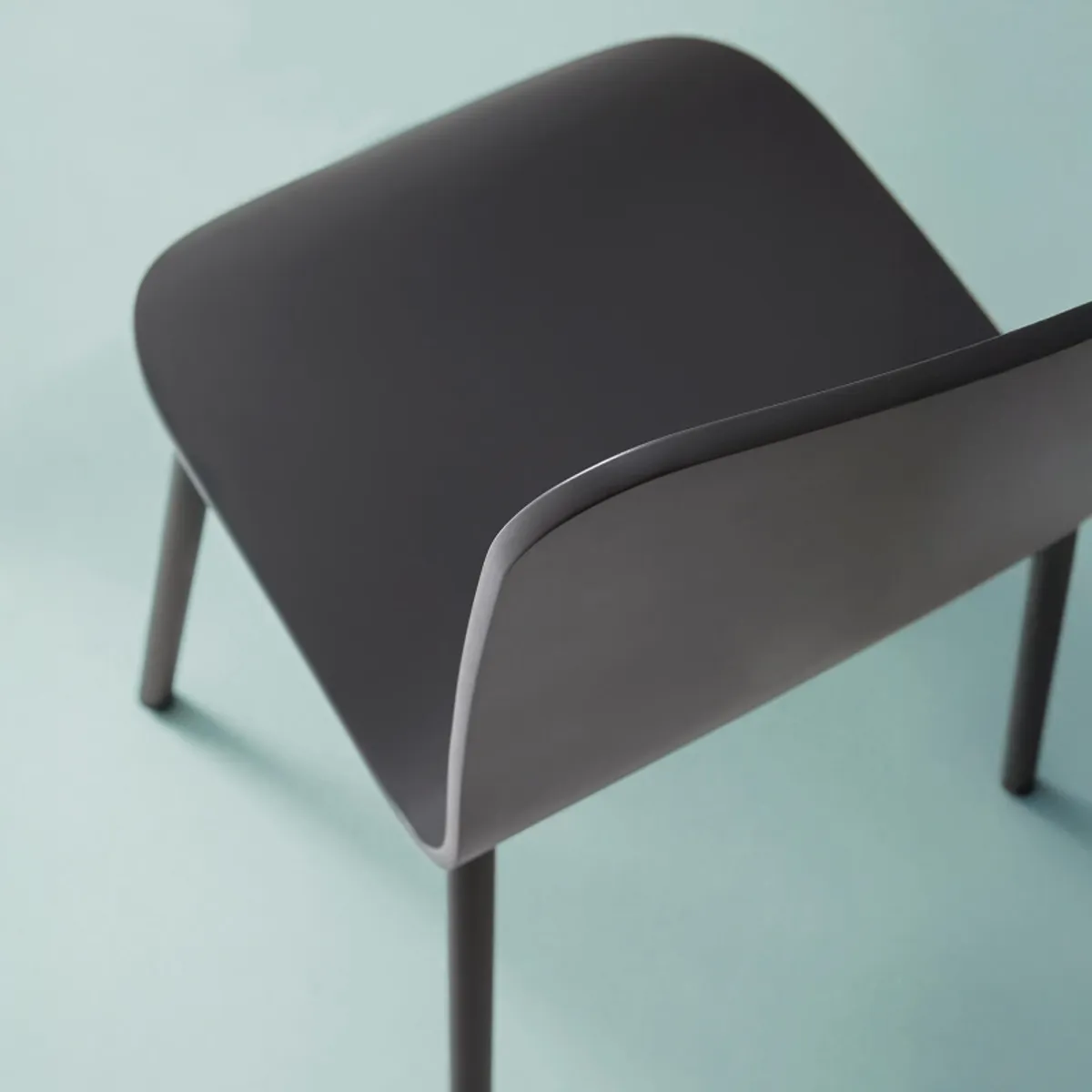Pepper Mobliberica® - Chaise avec assise en bois et pieds en métal — vue 4