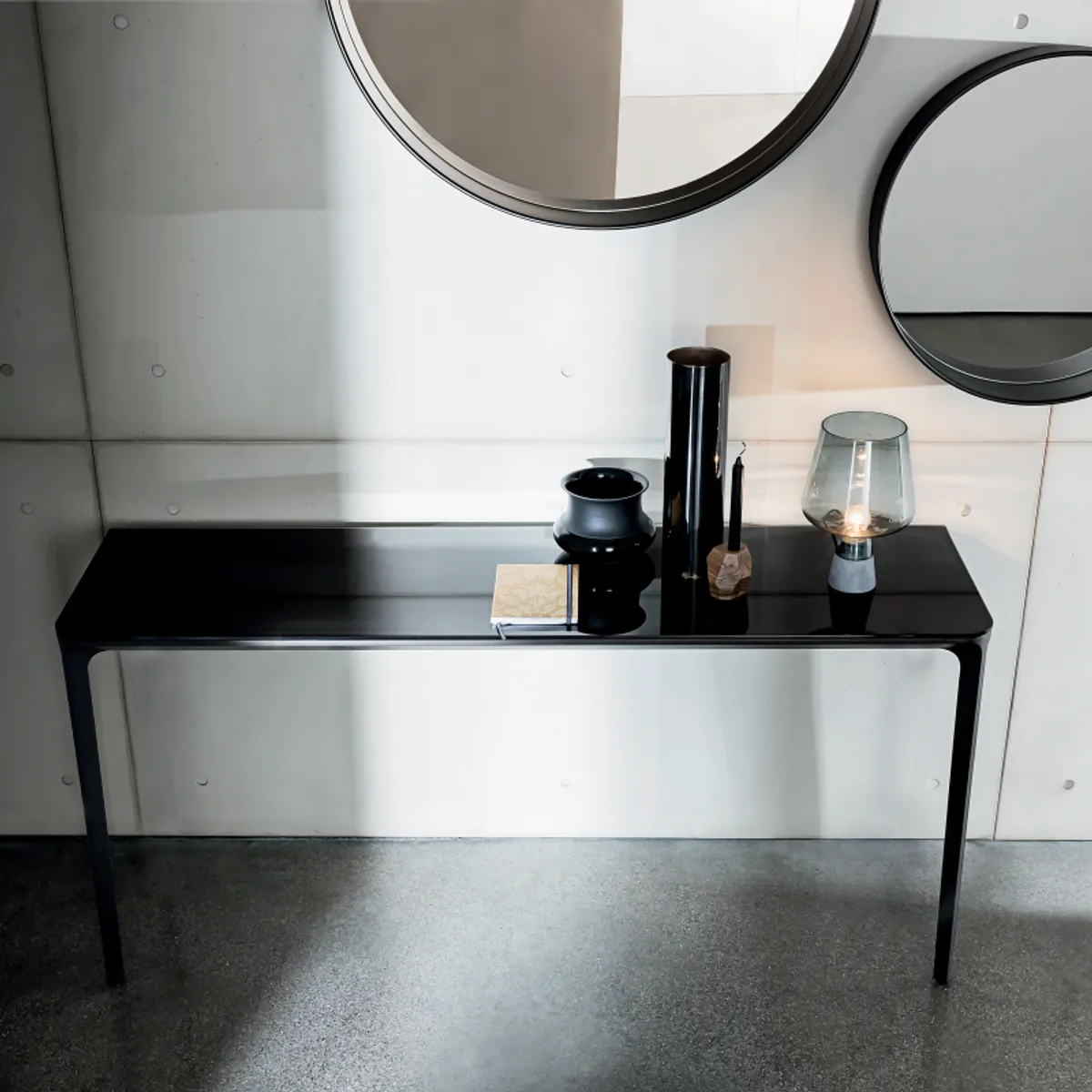Slim Sovet® - Console design en verre faible profondeur — vue 3
