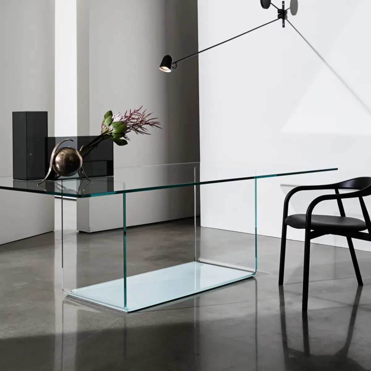 Valencia Sovet® - Table de salle à manger design en verre — vue 3
