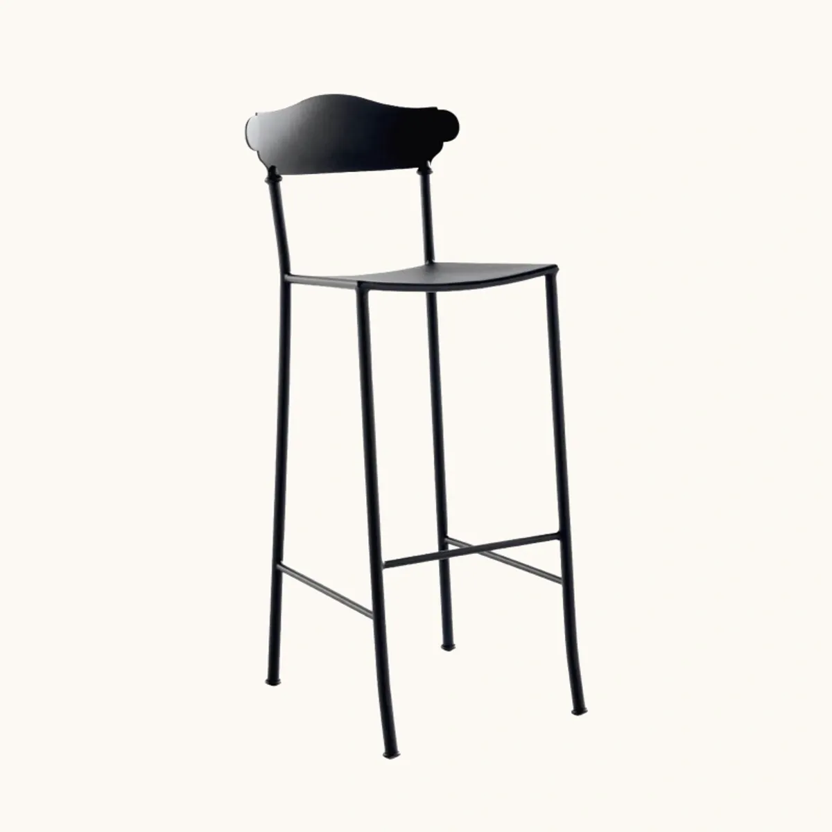 Apolo - Tabouret de jardin en métal style provençal
