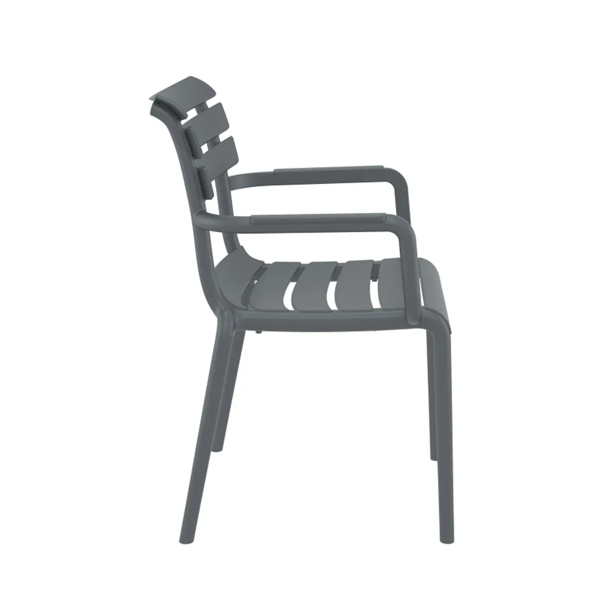 Paris - Fauteuil moderne empilable en polypropylène — vue 5