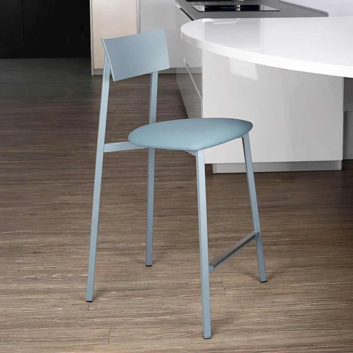 Anémone Carrier ® - Tabouret snack contemporain en métal de fabrication française — vue 5