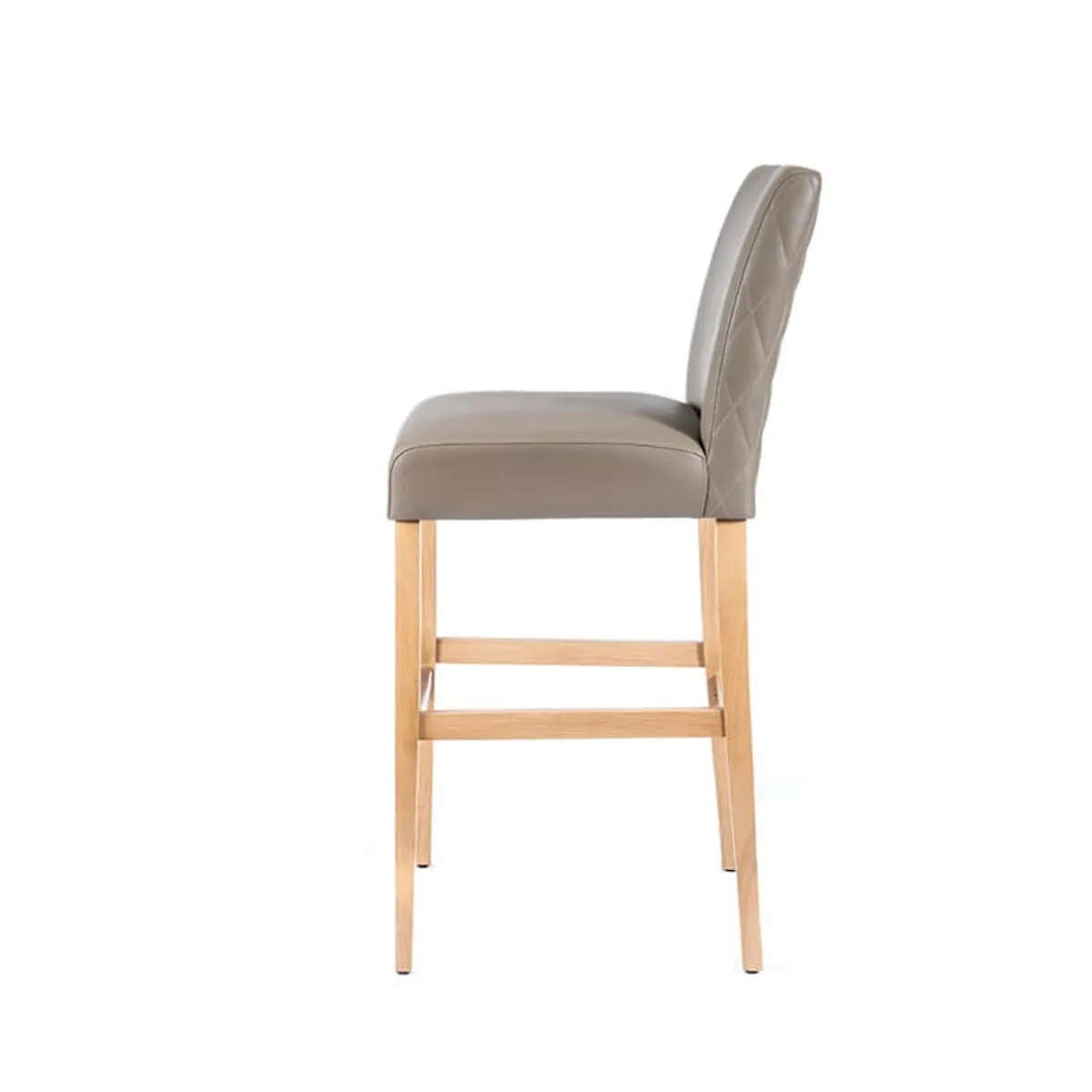 BarFritz diamant - Tabouret de bar matelassé sur le dos du dossier style contemporain — vue 5