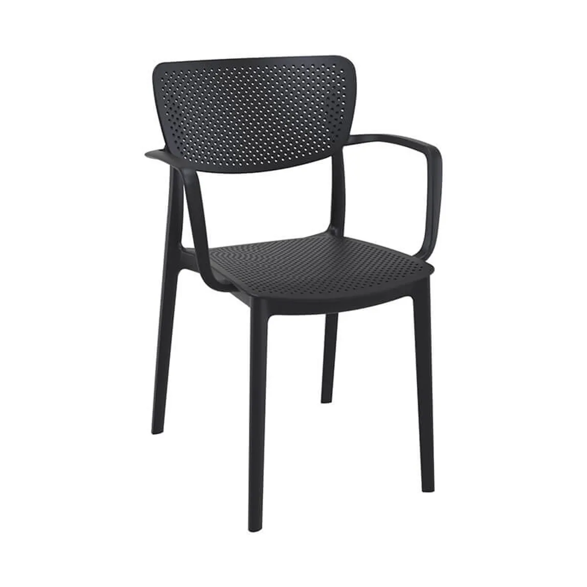 Loft - Chaise de jardin micro perforée avec accoudoirs — vue 4
